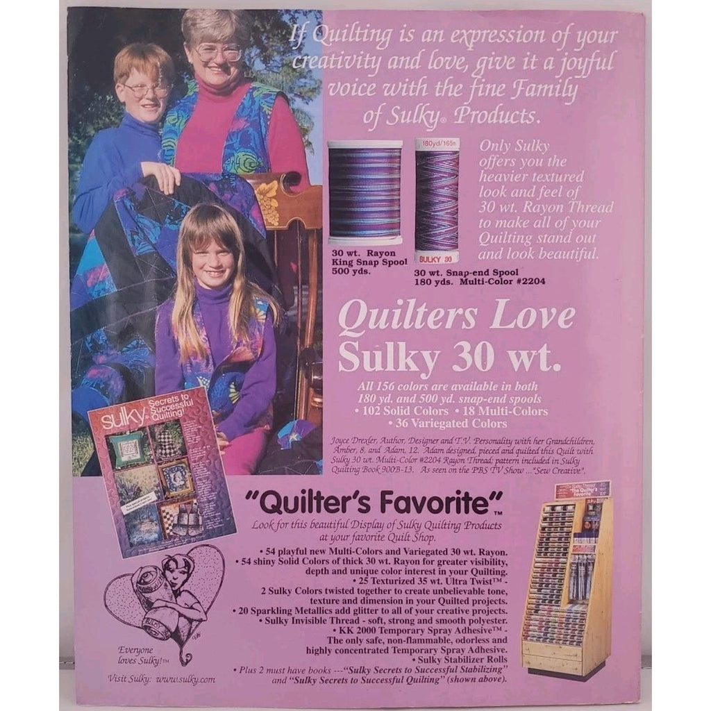 McCall's Quilting April 2001 Magazine