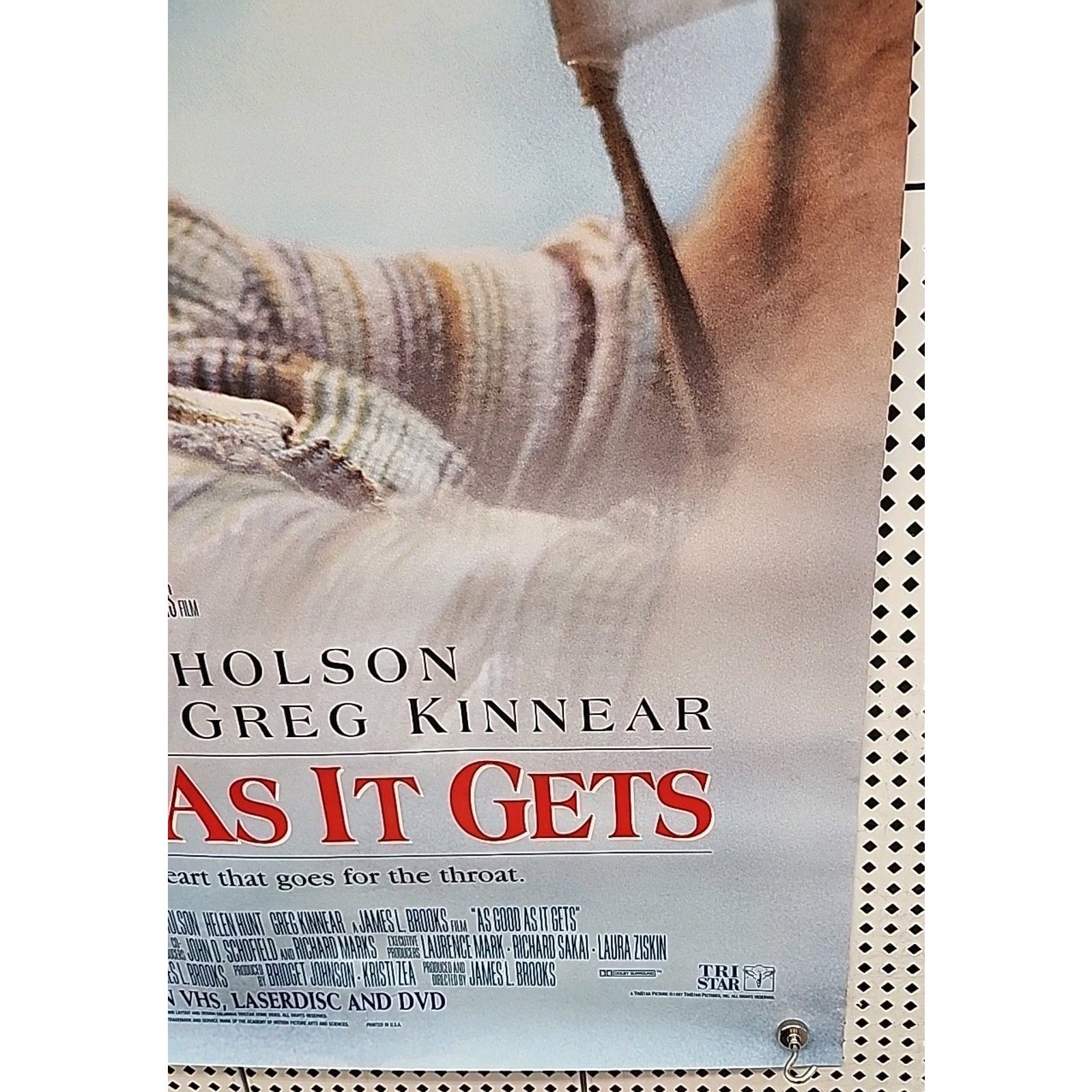 As Good As It Gets Movie Poster Original SS 27x40 Jack Nicholson Helen Hunt 1997