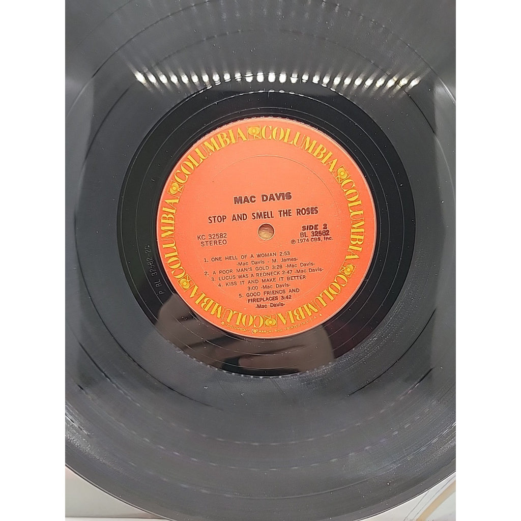 Mac Davis Stop And Smell The Roses (Record)