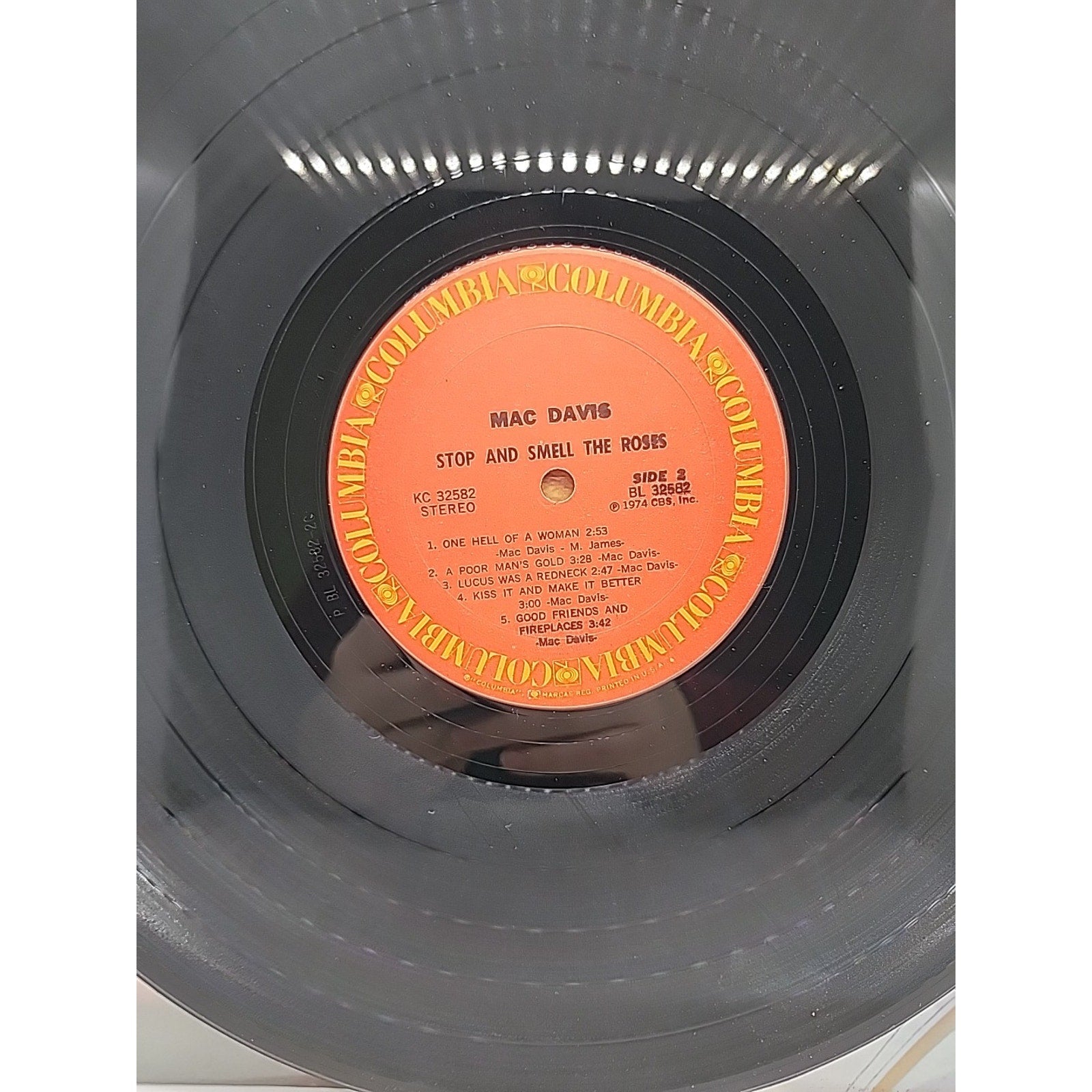 Mac Davis Stop And Smell The Roses (Record)
