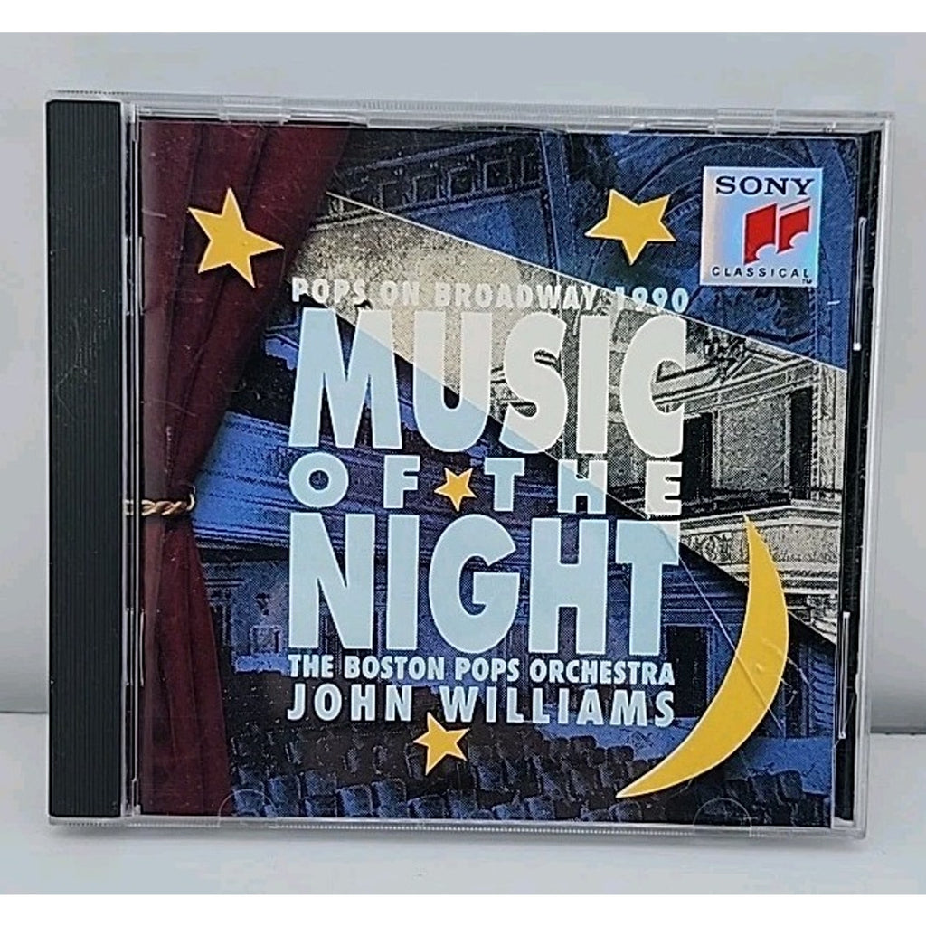 Music of the Night: Pops on Broadway 1990 by John Williams (Film Composer) (CD,