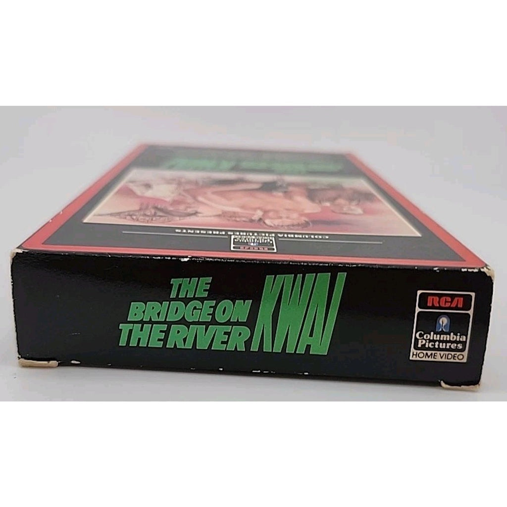 The Bridge on the River Kwai (1957) VHS Tape - 1985 VHS with William Holden