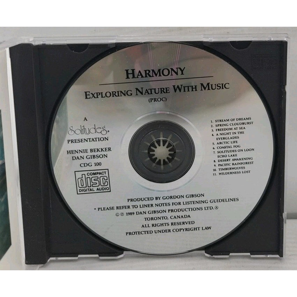 Harmony (Dan Gibson's Solitudes) - Audio CD By Hennie Bekker