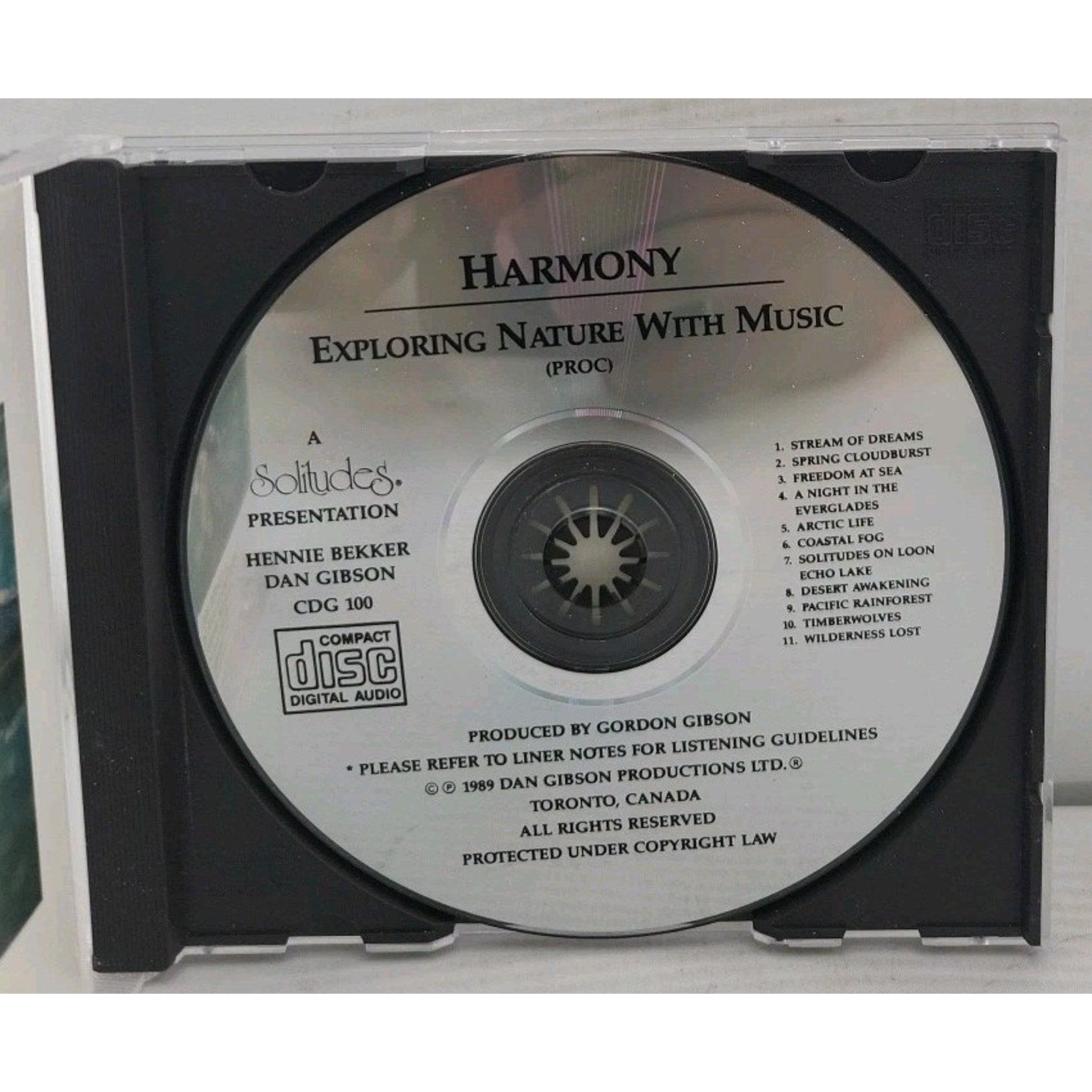 Harmony (Dan Gibson's Solitudes) - Audio CD By Hennie Bekker