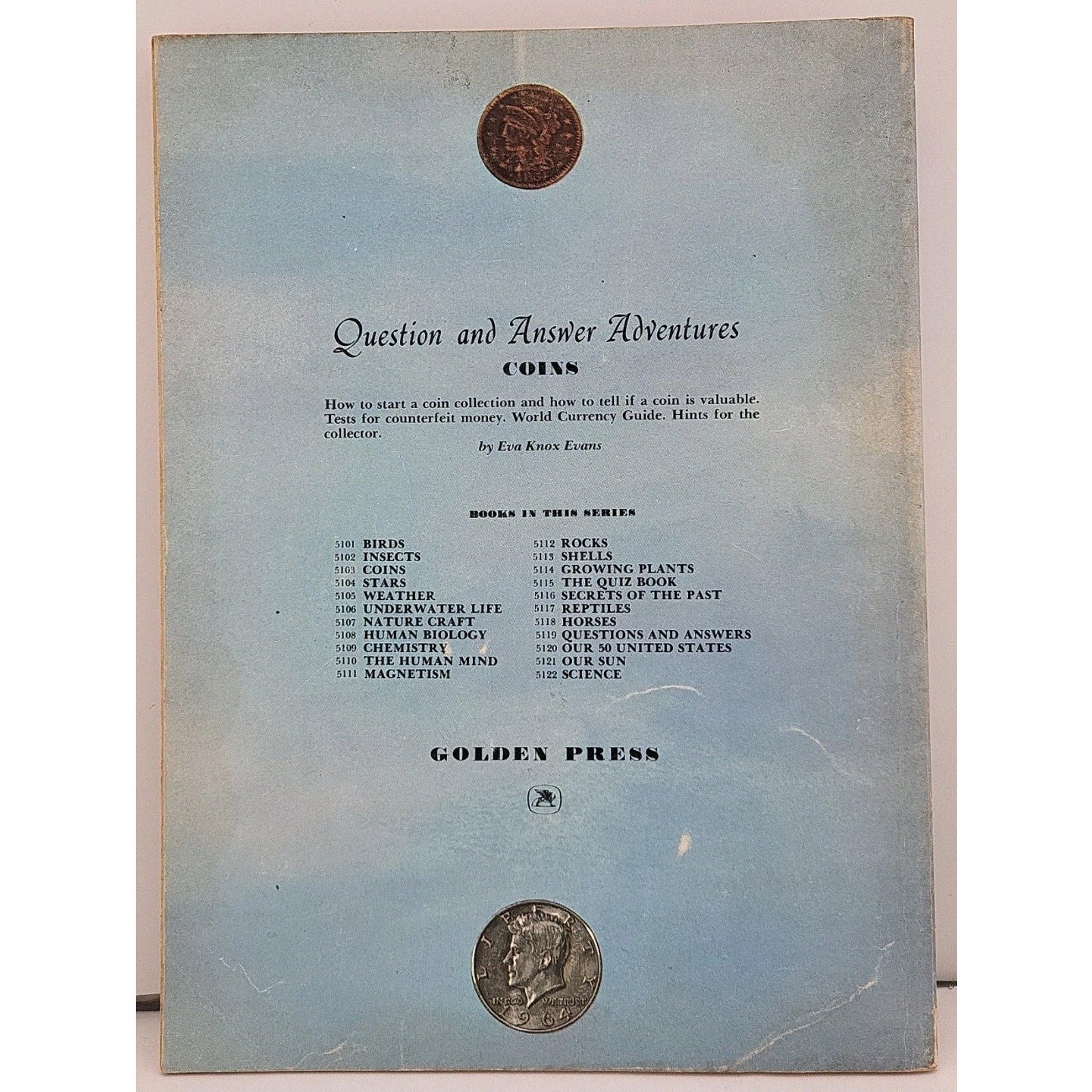 Question & Answer Adventures Coins by Eva Knox Evans (1965 PB) Golden Press