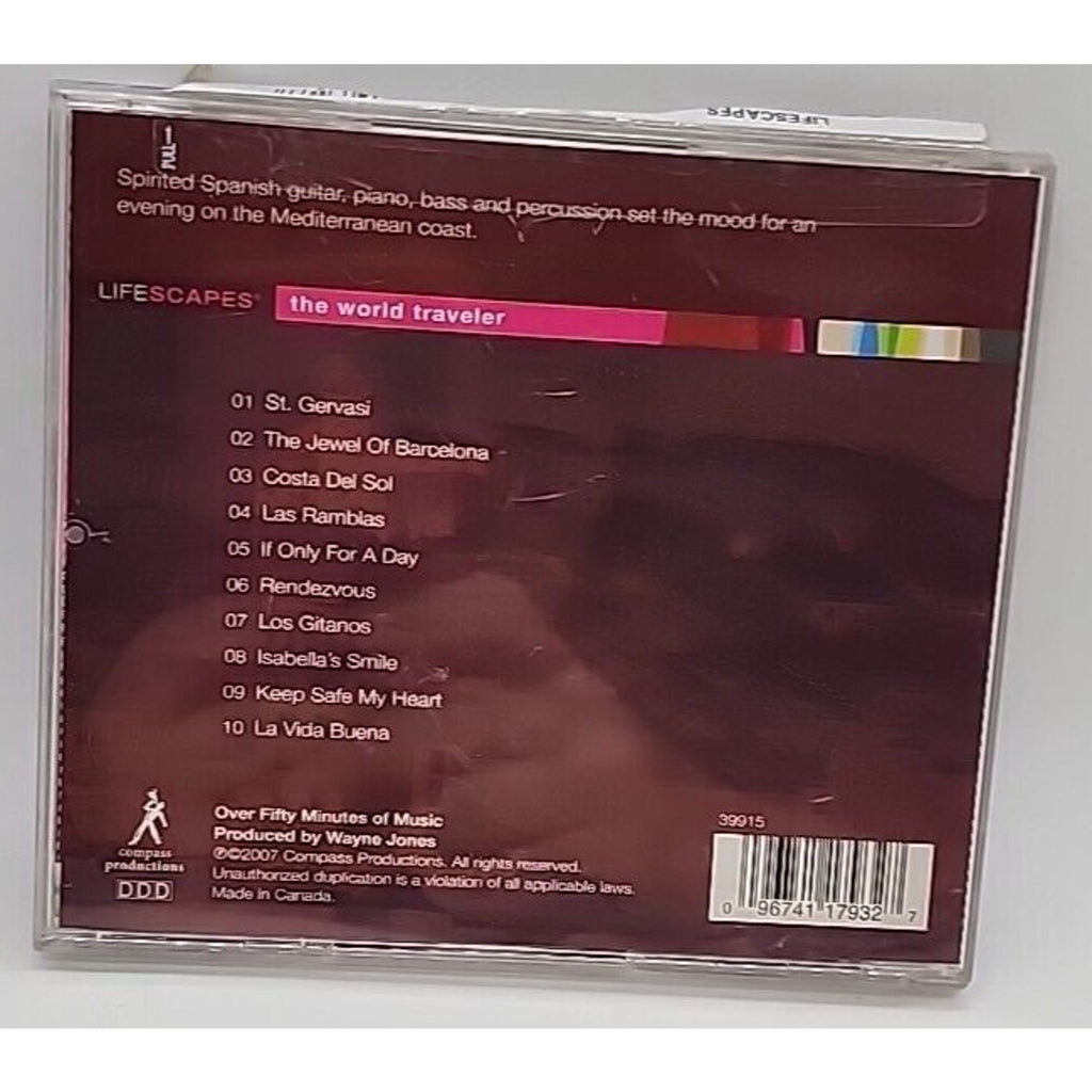 Evening In Barcelona by Wayne Jones (CD, 2007, Lifescapes Music)