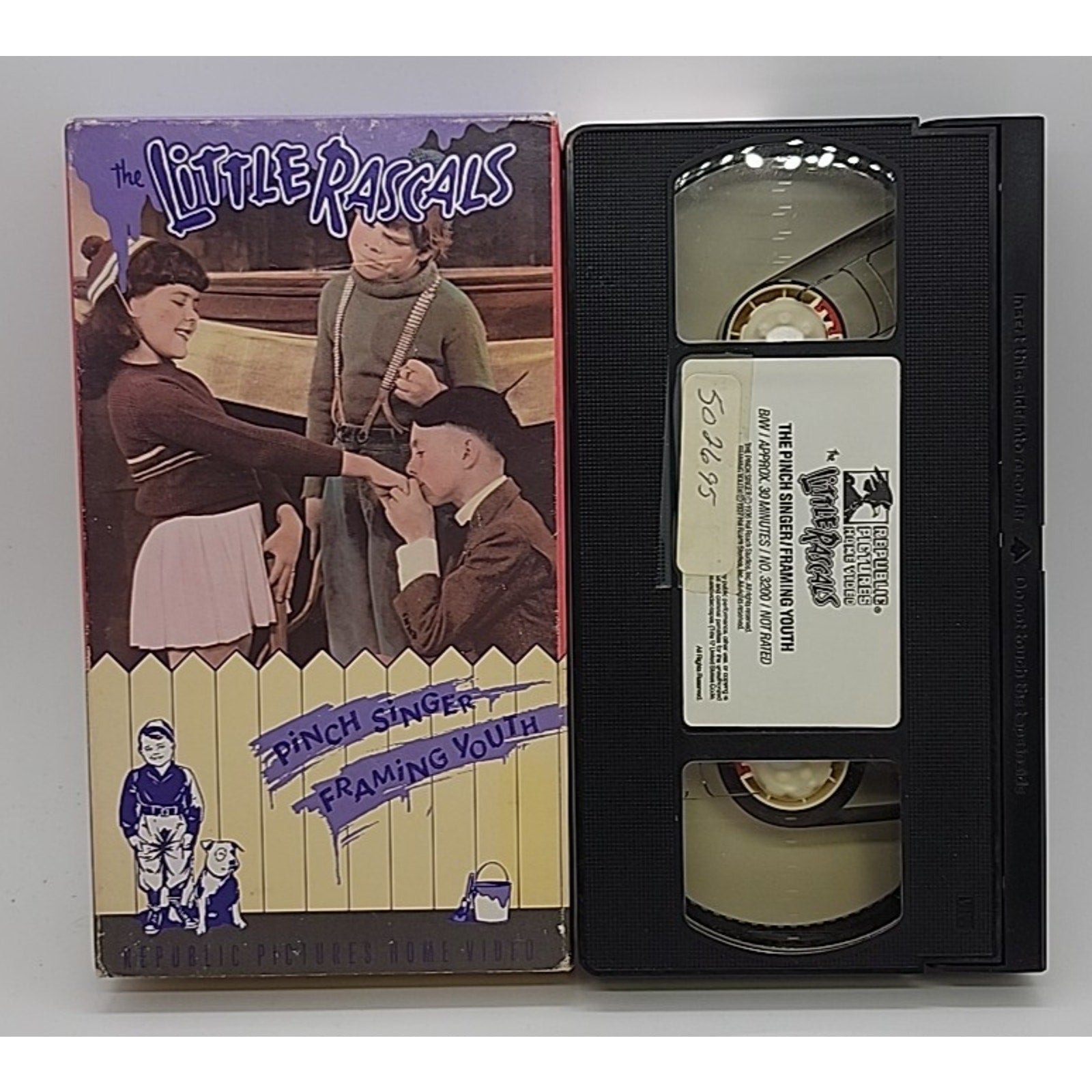 The Little Rascals Pinch Singer/ Framing Youth (VHS, 1991)