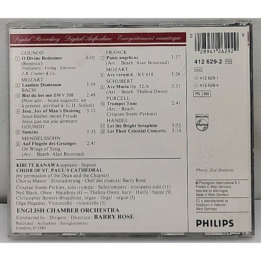 Ave Maria by Kiri Te Kanawa (CD, 1990)
