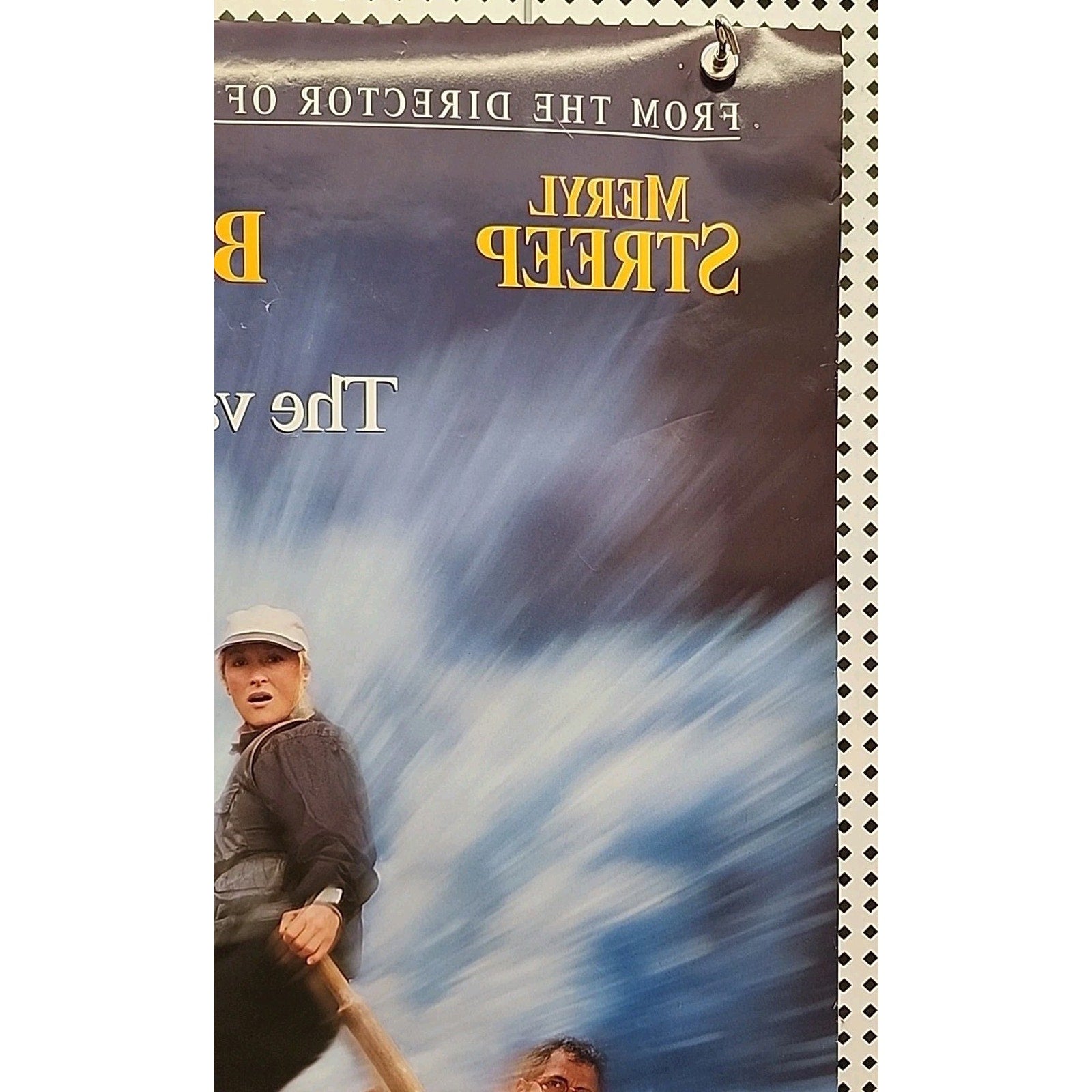 39x26 Original 1994 The River Wild Movie Film Poster Meryl Streep Kevin Bacon