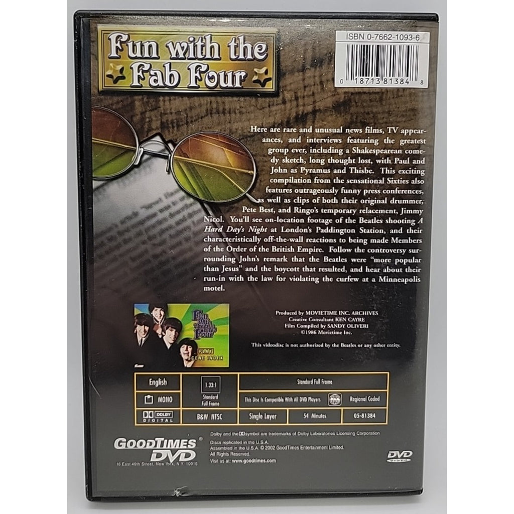 Fun with the Fab Four (DVD, 1986)