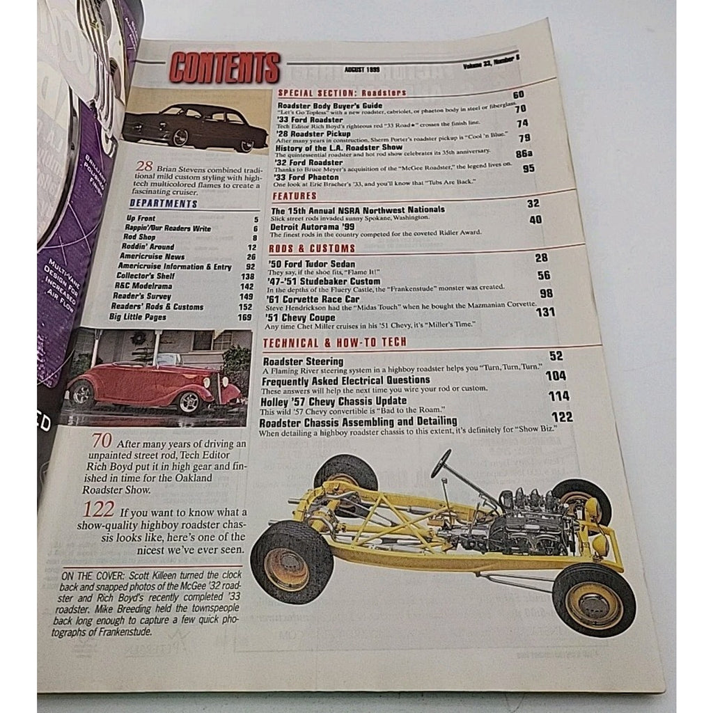 Rod & Custom Magazine - August 1999 - Volume 33 Number 8
