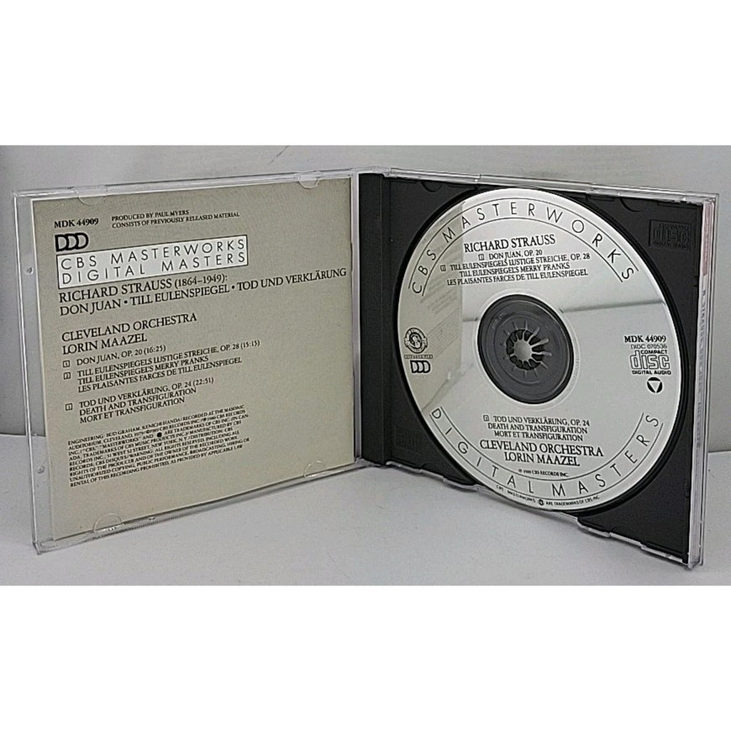 Richard Strauss: Don Juan, Till Eulenspiegel with Lorin Maazel (Classical CD)