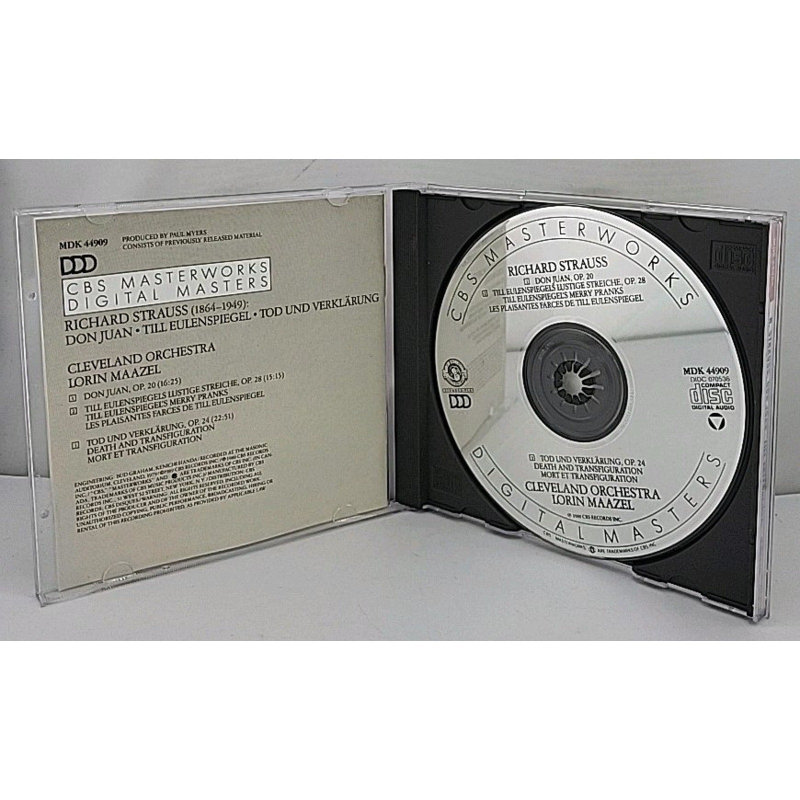 Richard Strauss: Don Juan, Till Eulenspiegel with Lorin Maazel (Classical CD)