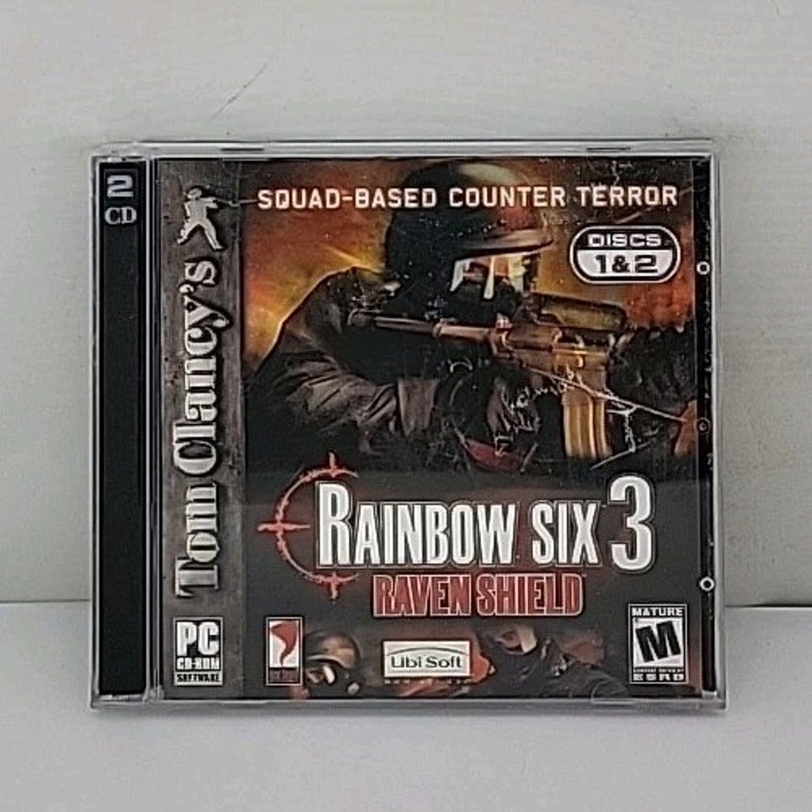Tom Clancy's Rainbow Six 3: Raven Shield (PC CD Rom, 2003, 2-Discs)
