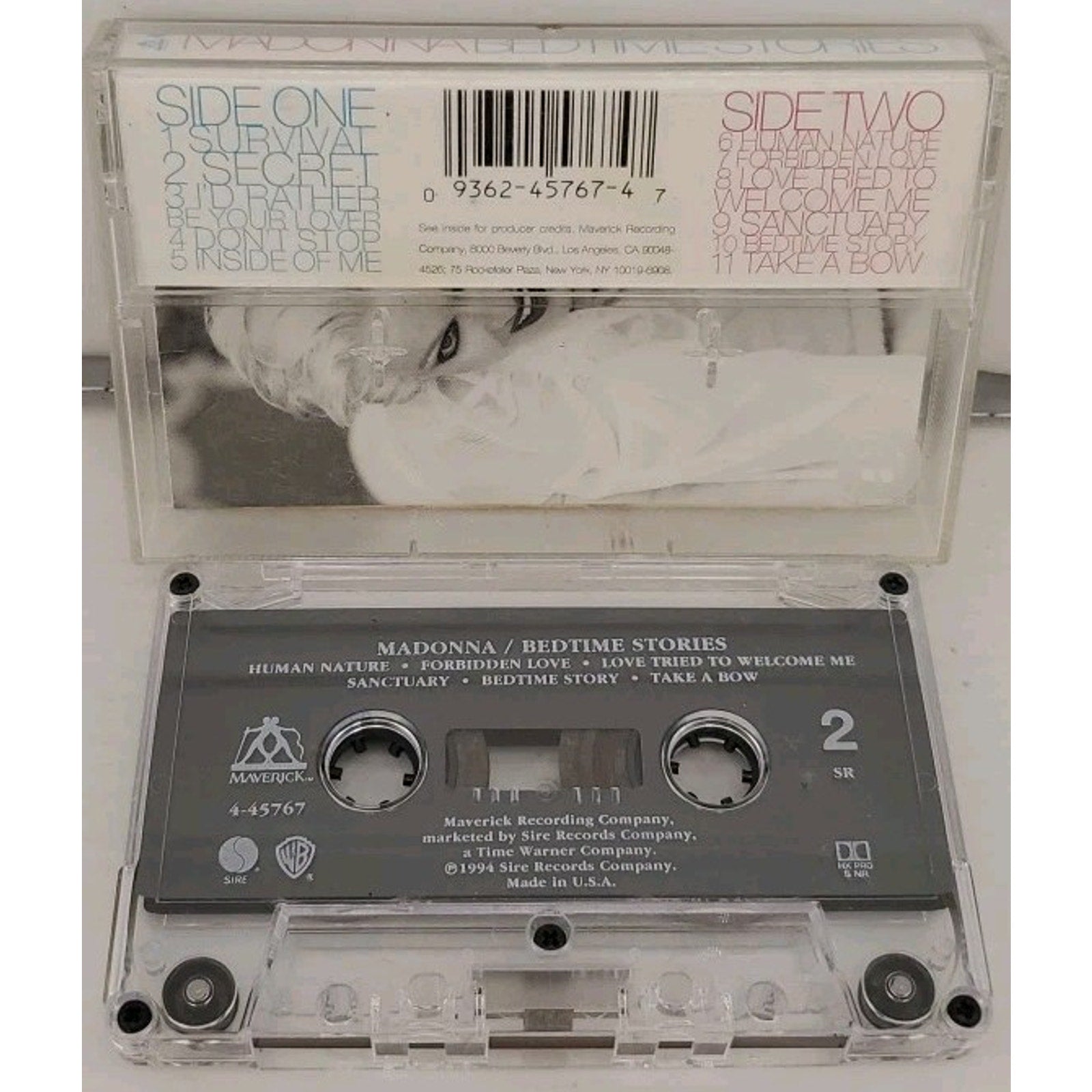 Bedtime Stories by Madonna (Cassette, Oct-1994, Warner Bros.)