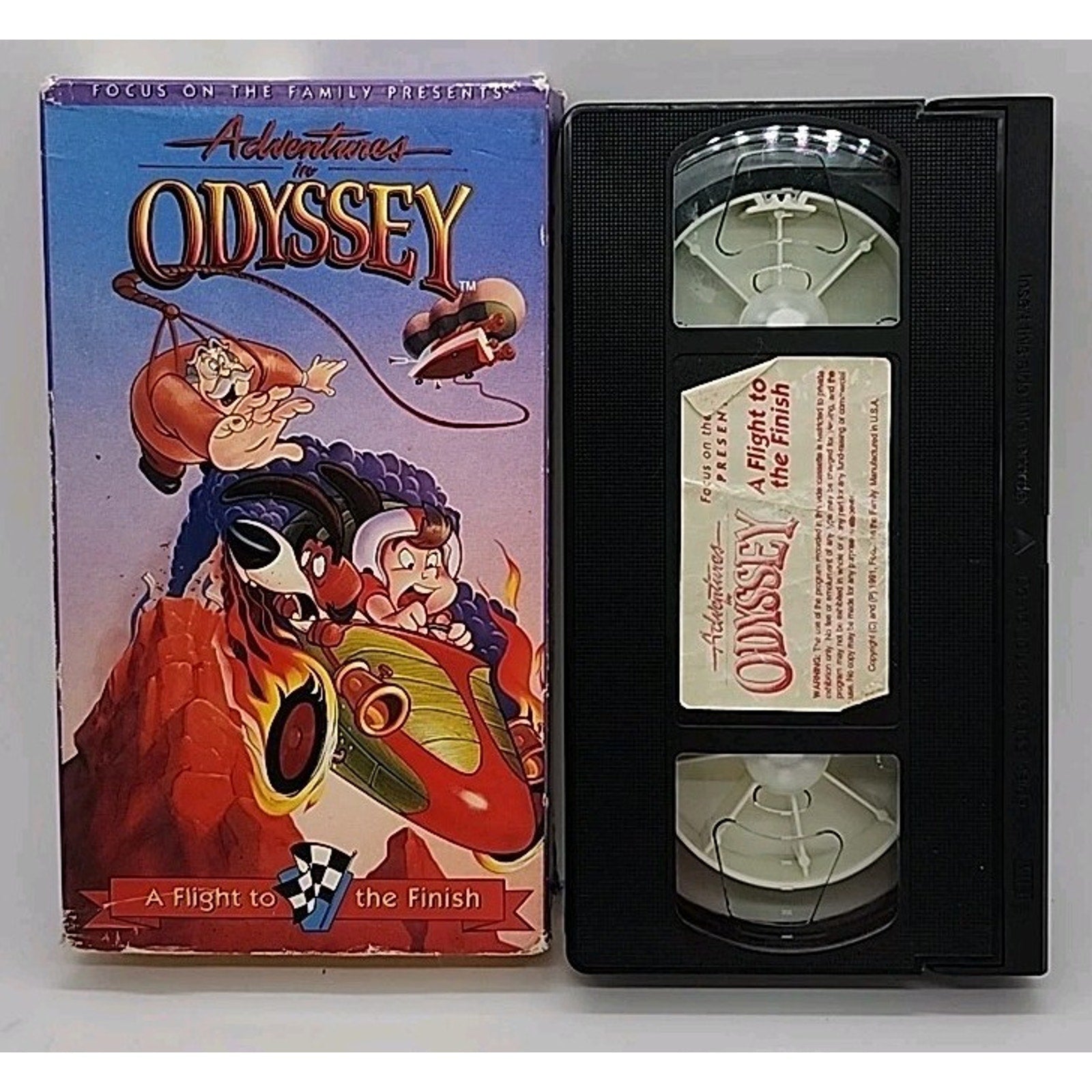 Adventures in Odyssey Video Series: A Flight to the Finish (1991,VHS)