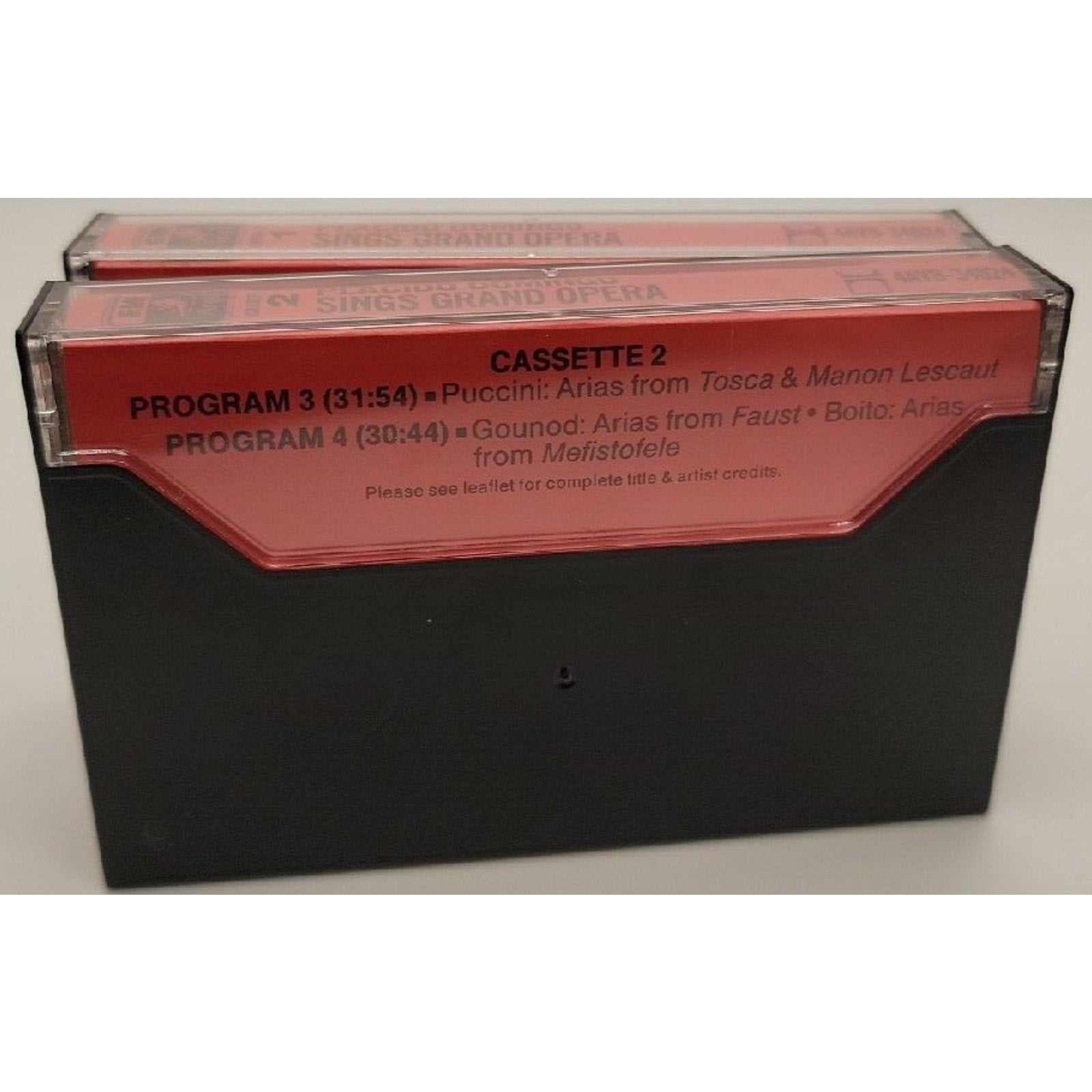 Placido Domingo Sings Grand Opera (2-Cassette Set)
