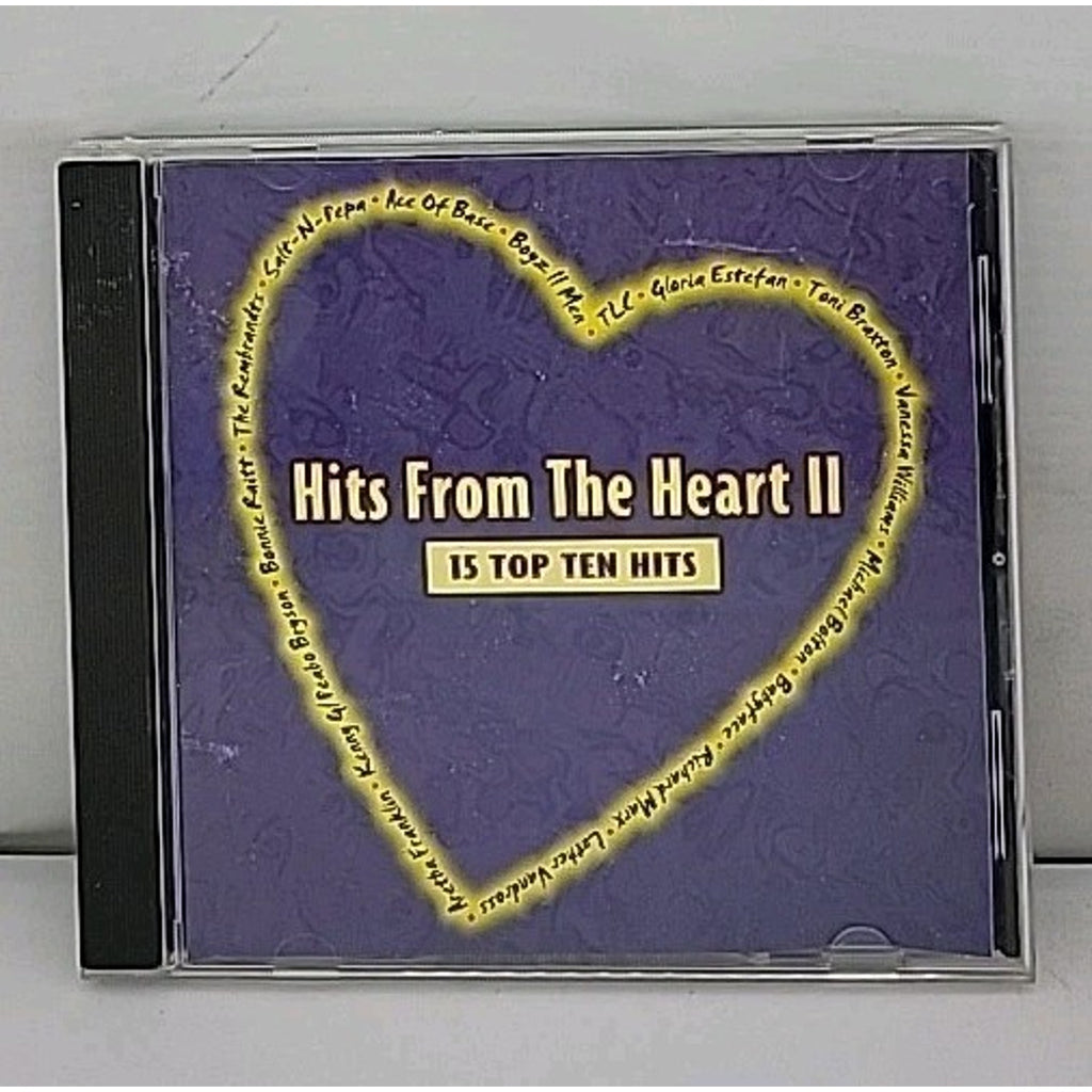 Hits From the Heart Ii 15 Top Ten Hits Music CD Compilation