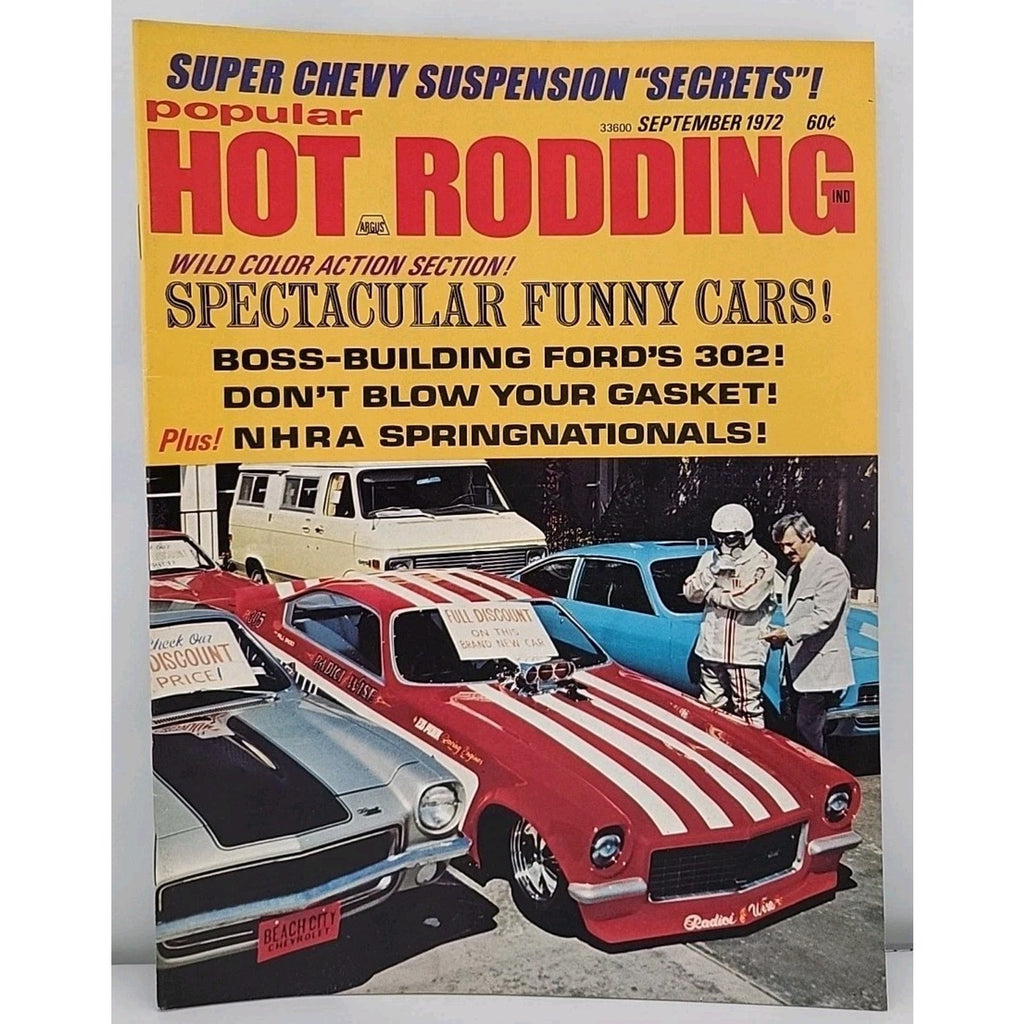 Popular Hot Rodding Magazine September 1972