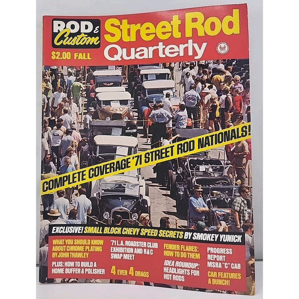 Rod & Custom Street Rod Quarterly Magazine - Fall 1971