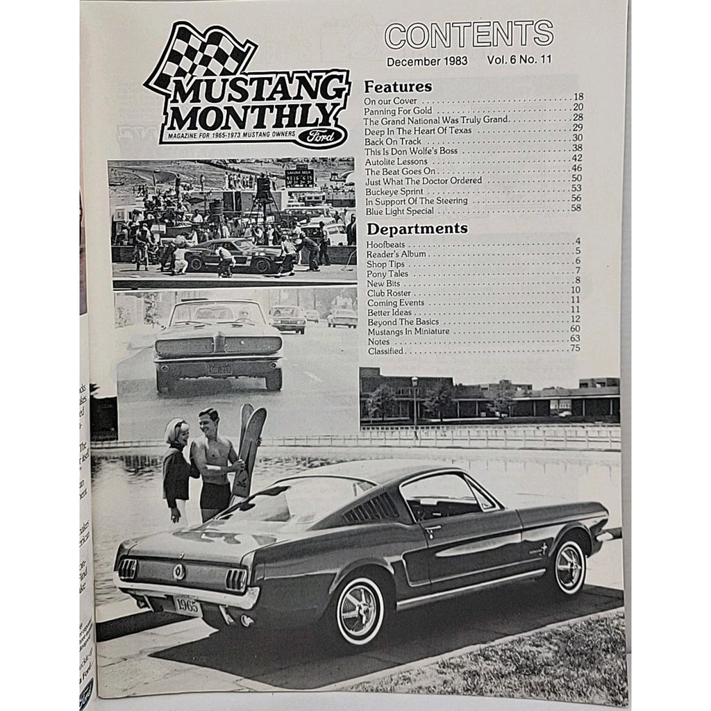 Mustang Monthly Magazine - December 1983 - Vol. 6 No. 11