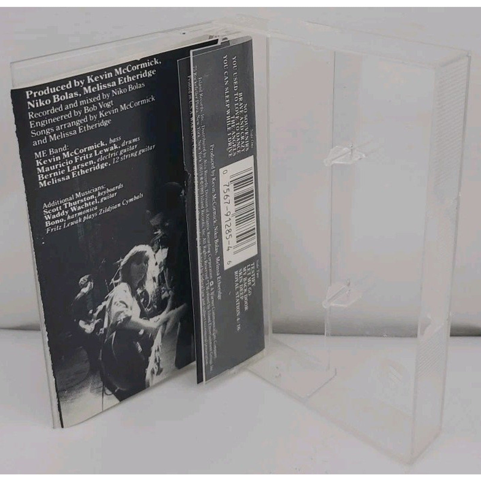 1989 Melissa Etheridge Brave And Crazy Cassette Tape Folk Country Rock
