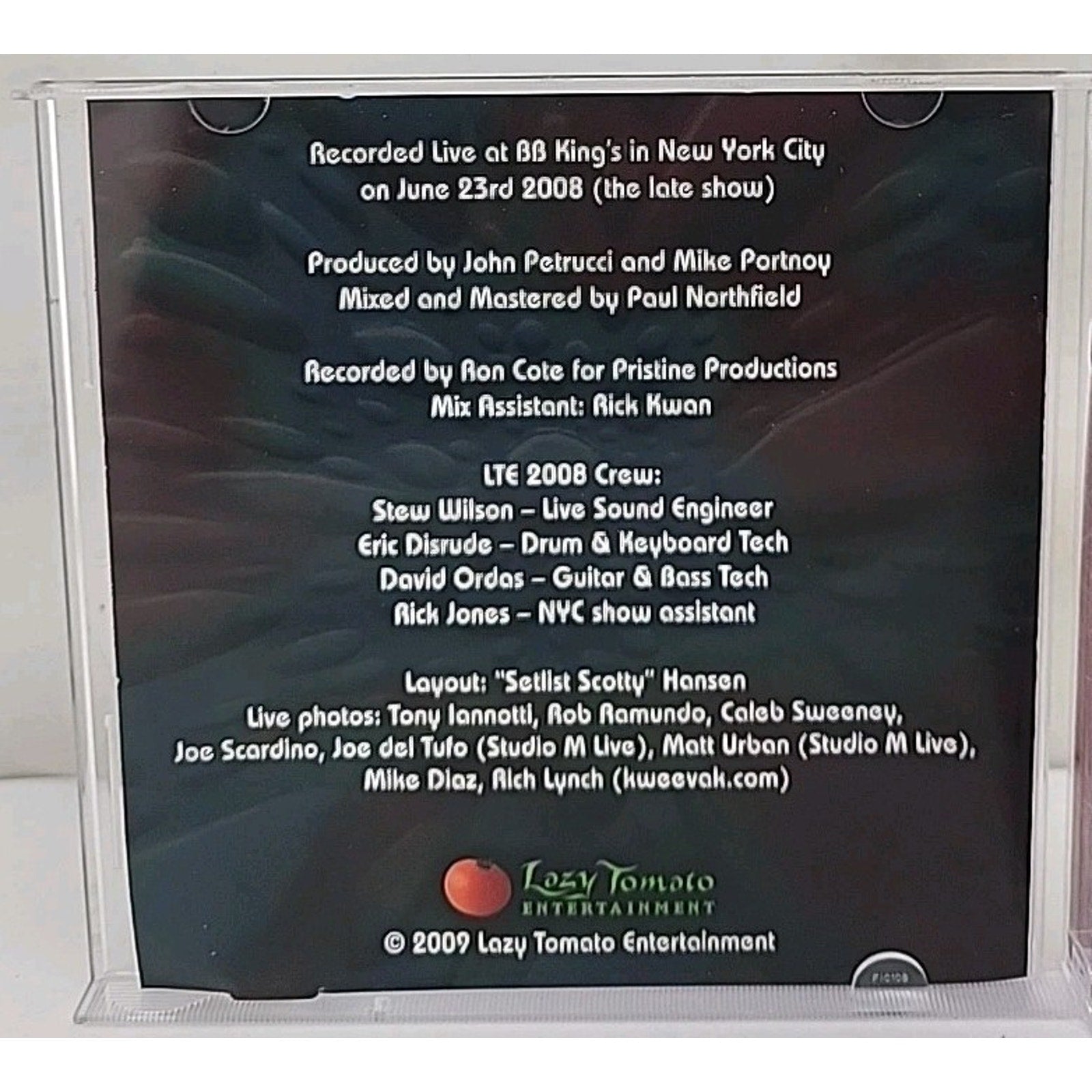 Liquid Tension Experiment Live In NYC CD