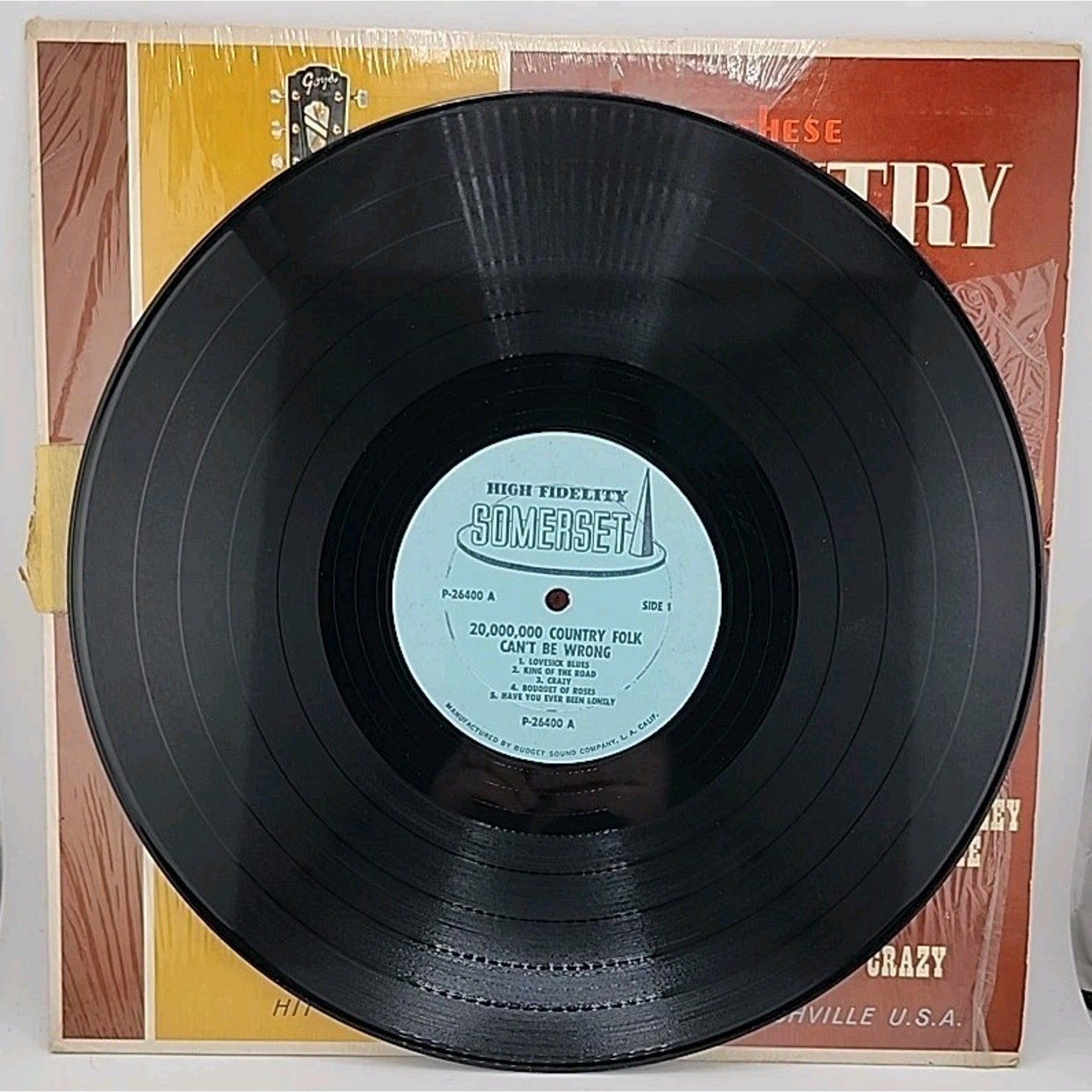 20,000,000 Country Folk Can't Be Wrong Various Artists LP Vinyl Record Album
