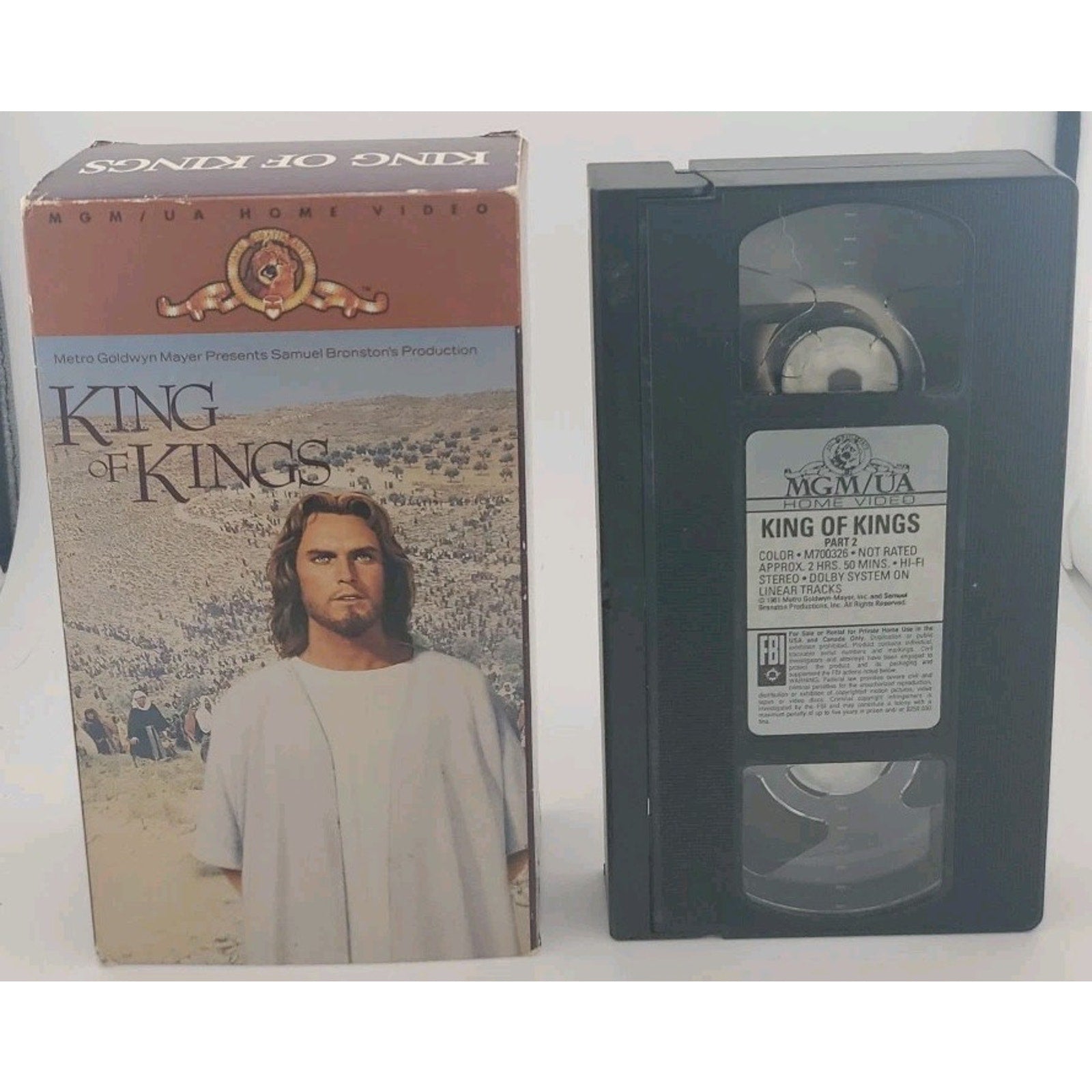 King of Kings (VHS, 1996, 2-Tape Set)
