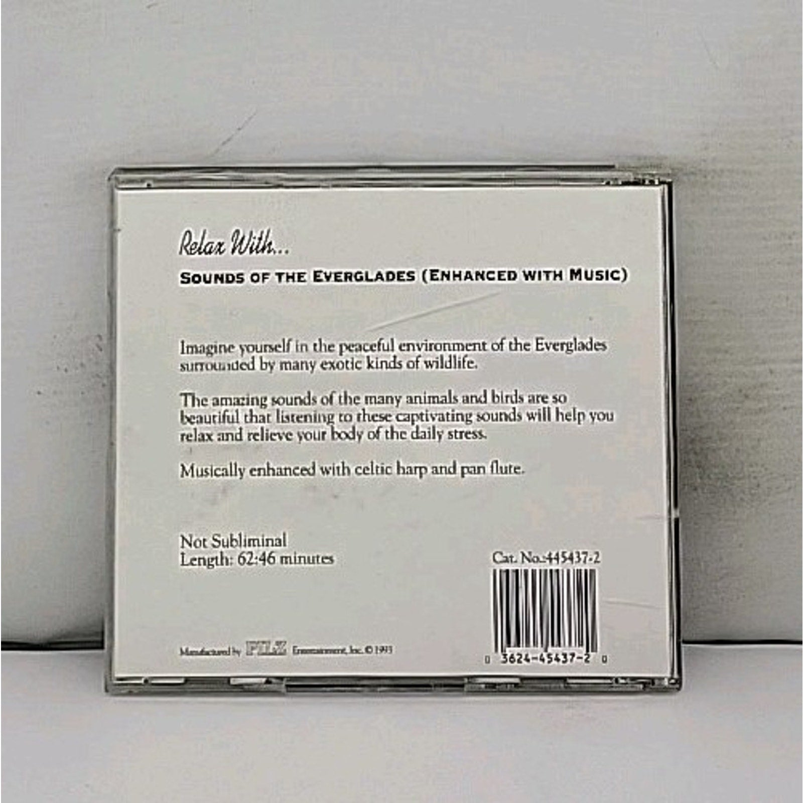 Relax with Sounds of the Everglades Enhanced with Music Audio CD