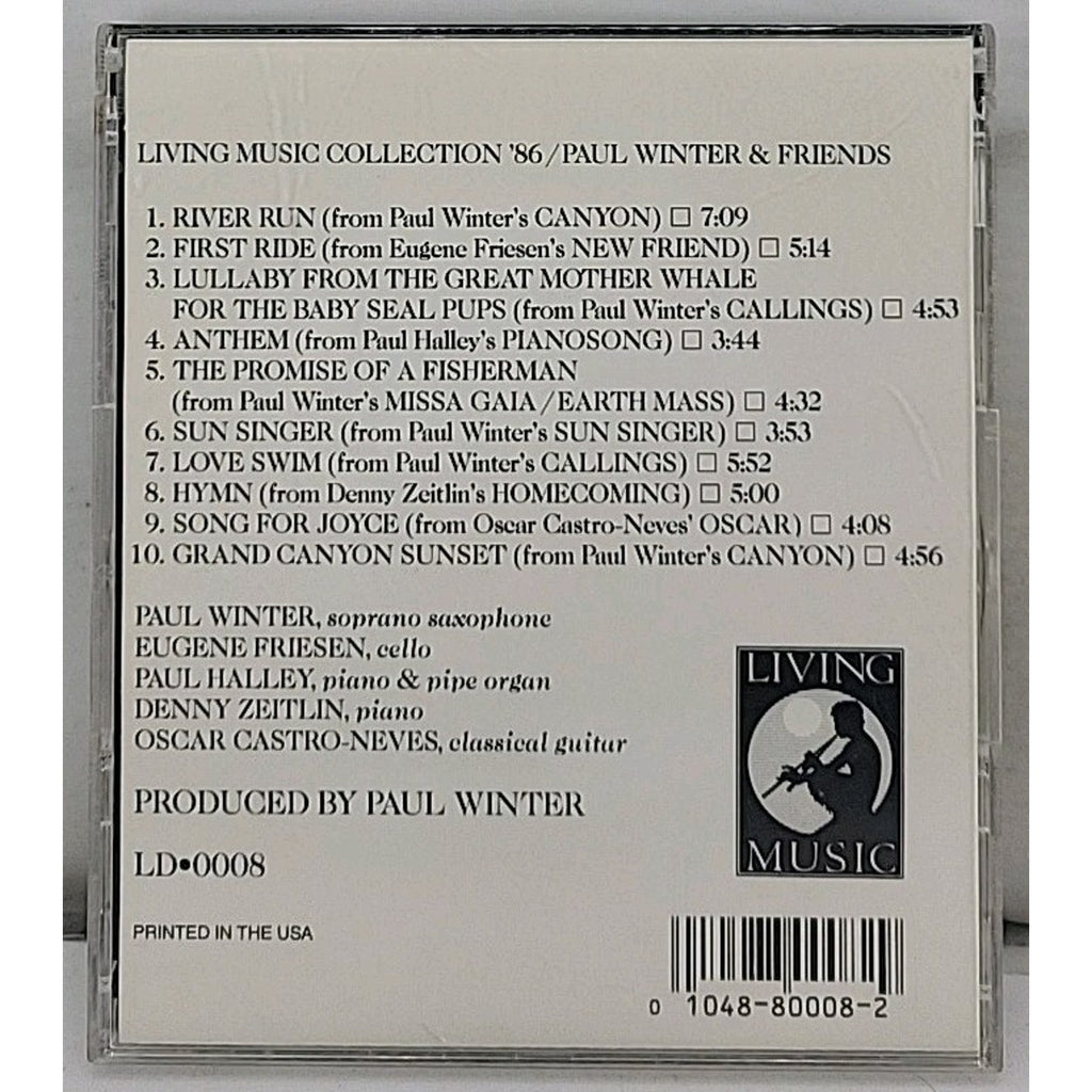 Paul Winter & Friends Living Music Collection '86 CD Album
