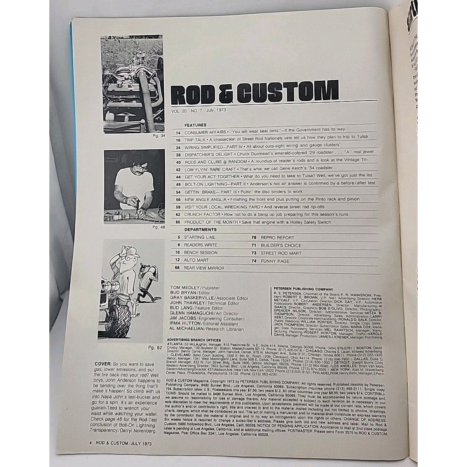 Rod & Custom Magazine - July 1973 - Vol. 20 No. 7