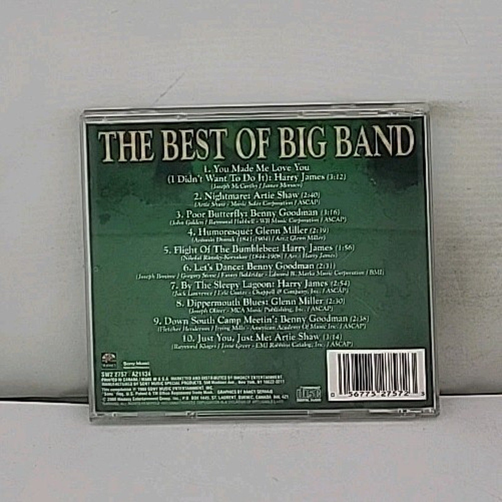 The Best of Big Band Music CD 2000 Sony Music SW2 2757 A21134