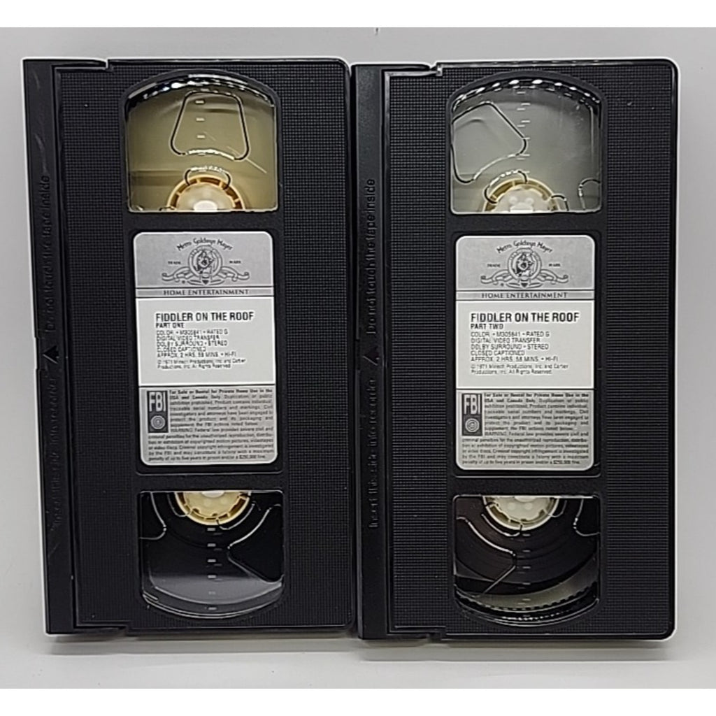 Fiddler on the Roof (VHS, 1996, 2-Tape Set, Screen Epics)