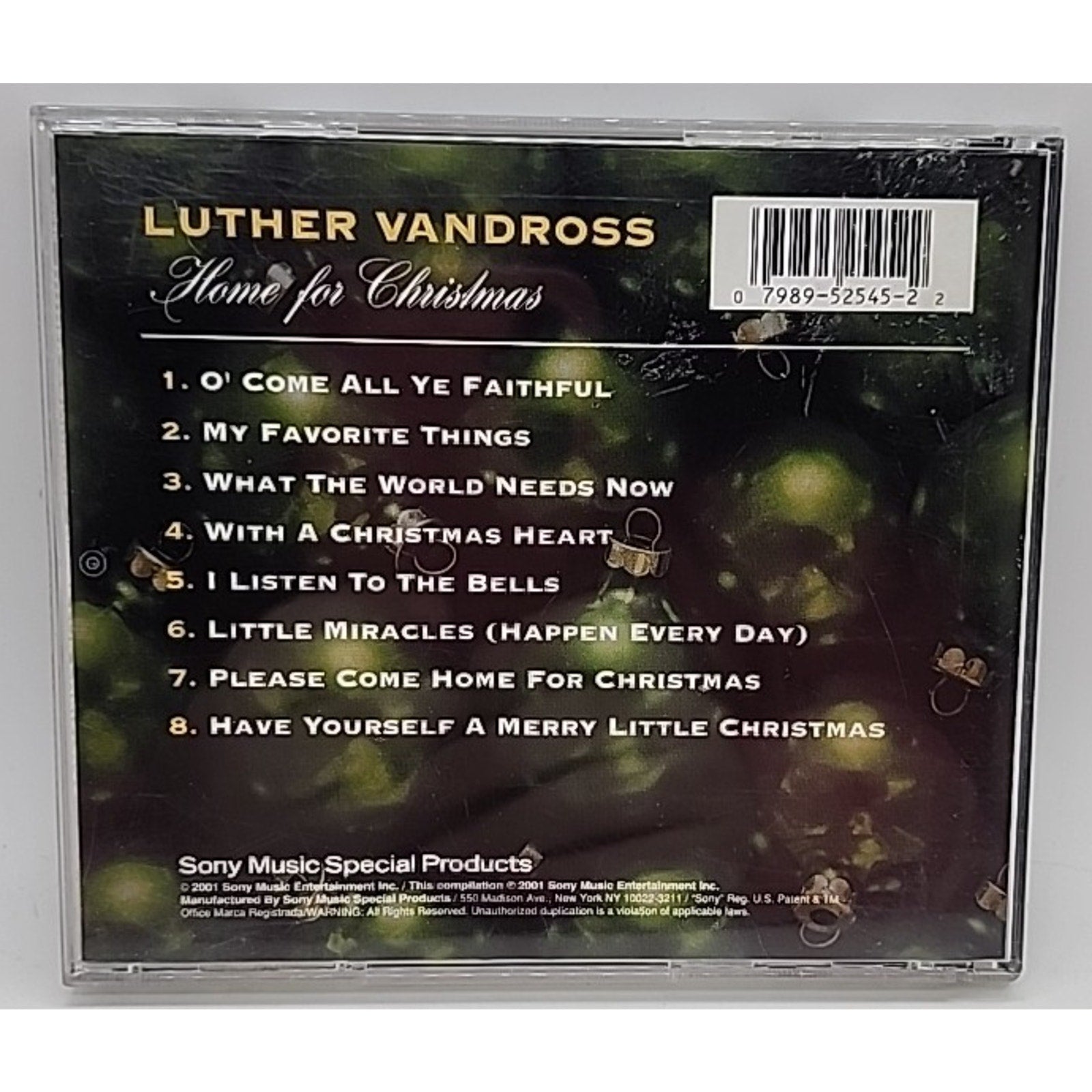 Home for Xmas by Luther Vandross (CD, 2002)