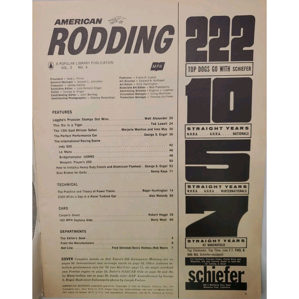 American Rodding Magazine December 1965