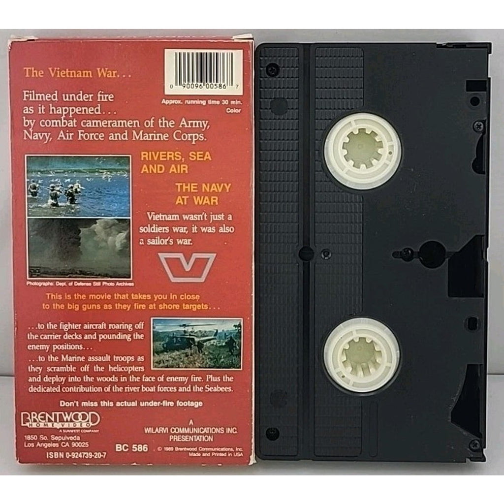 Combat Vietnam - River, Sea and Air/The Navy at War (VHS, 1990)