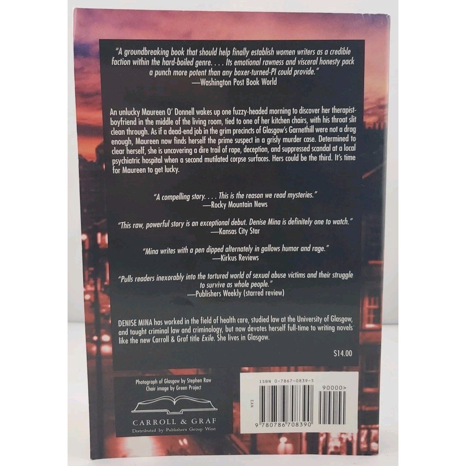 Garnethill by Denise Mina (2001, Trade Paperback)