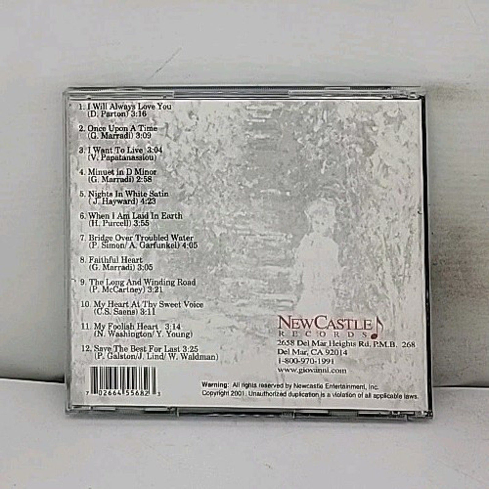Giovanni My Foolish Heart 2 Music CD Album