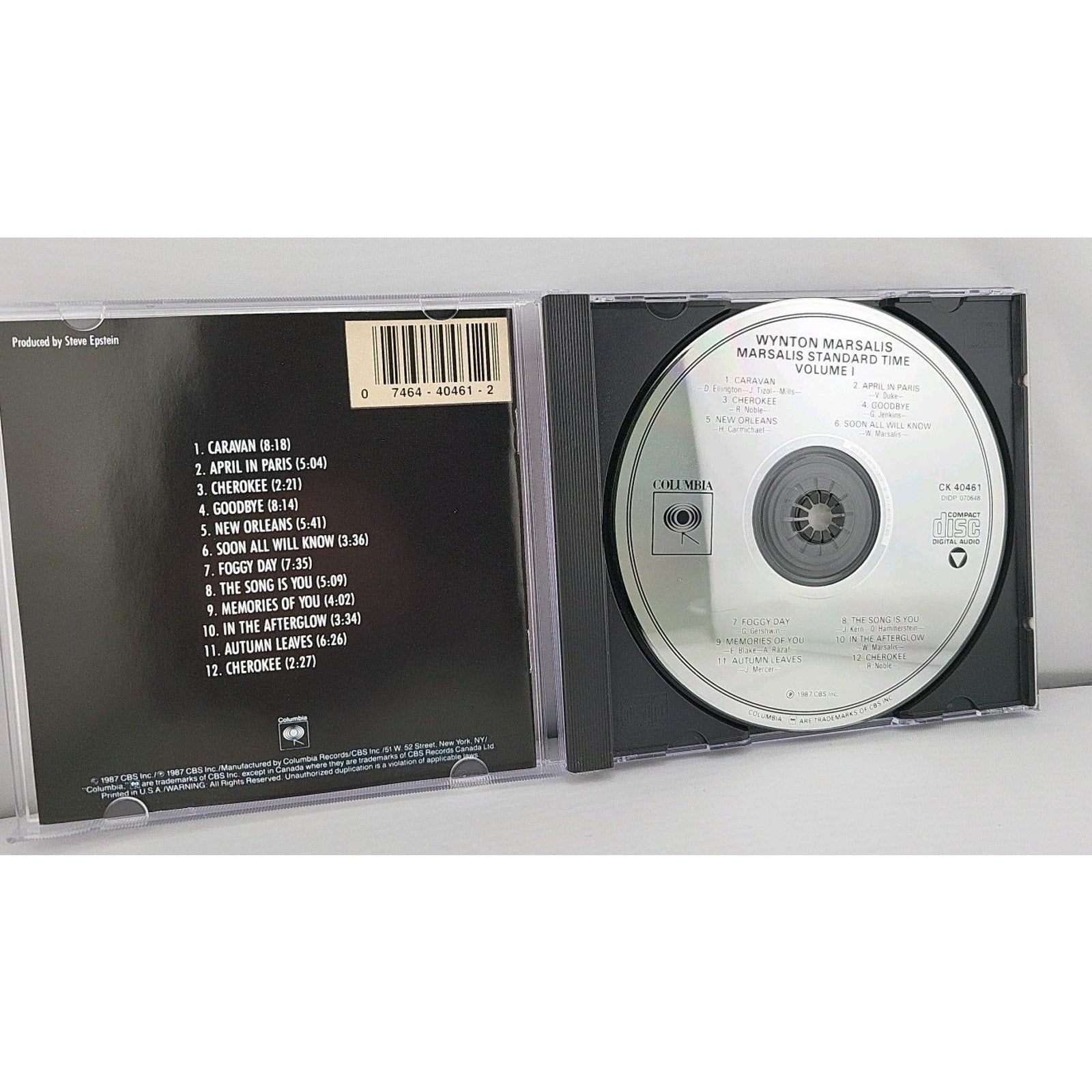Standard Time, Vol. 1 by Wynton Marsalis (CD, Jul-1987, Columbia (USA))