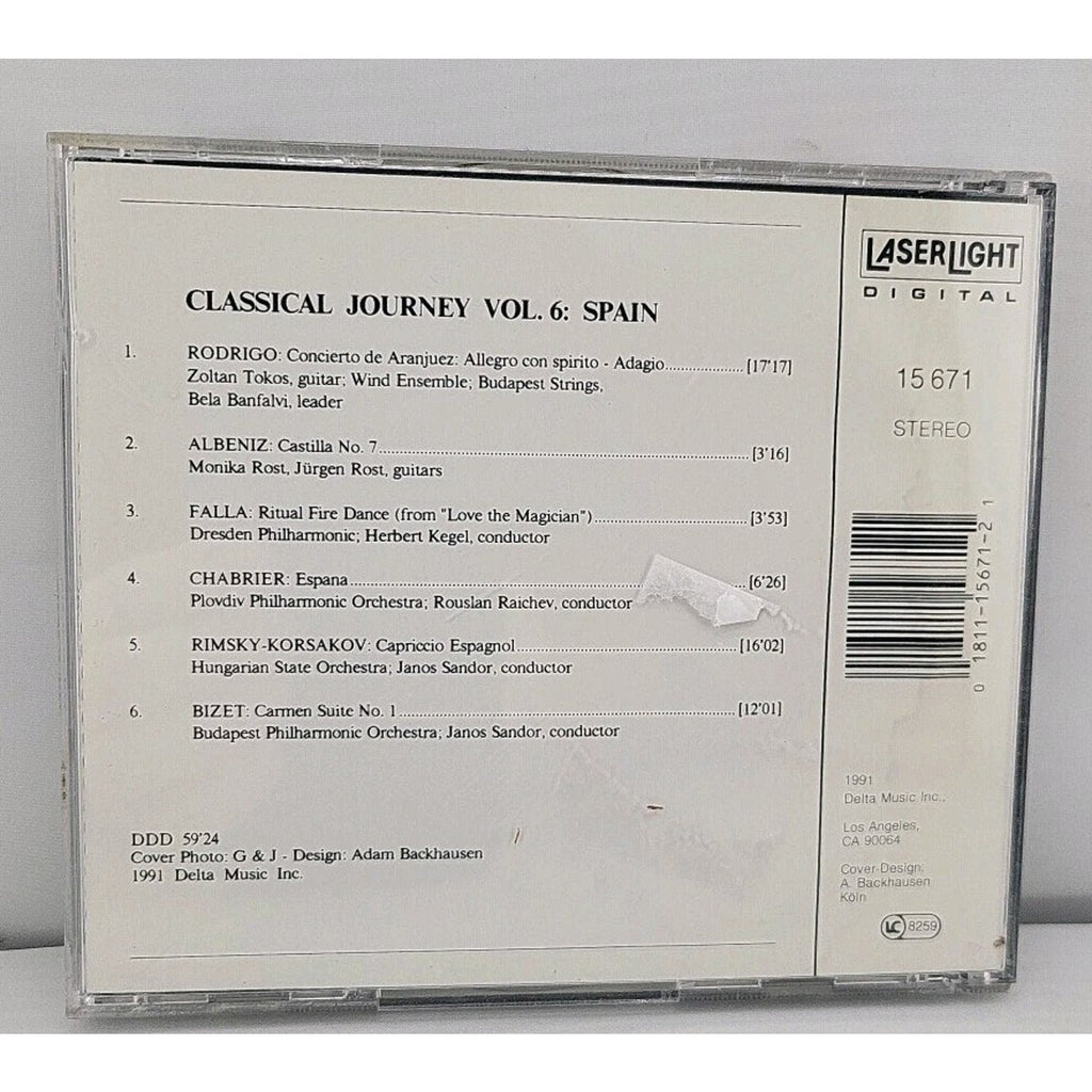 Beautiful World of Classical Music Vol 6: Spain by Various (CD, 1991)