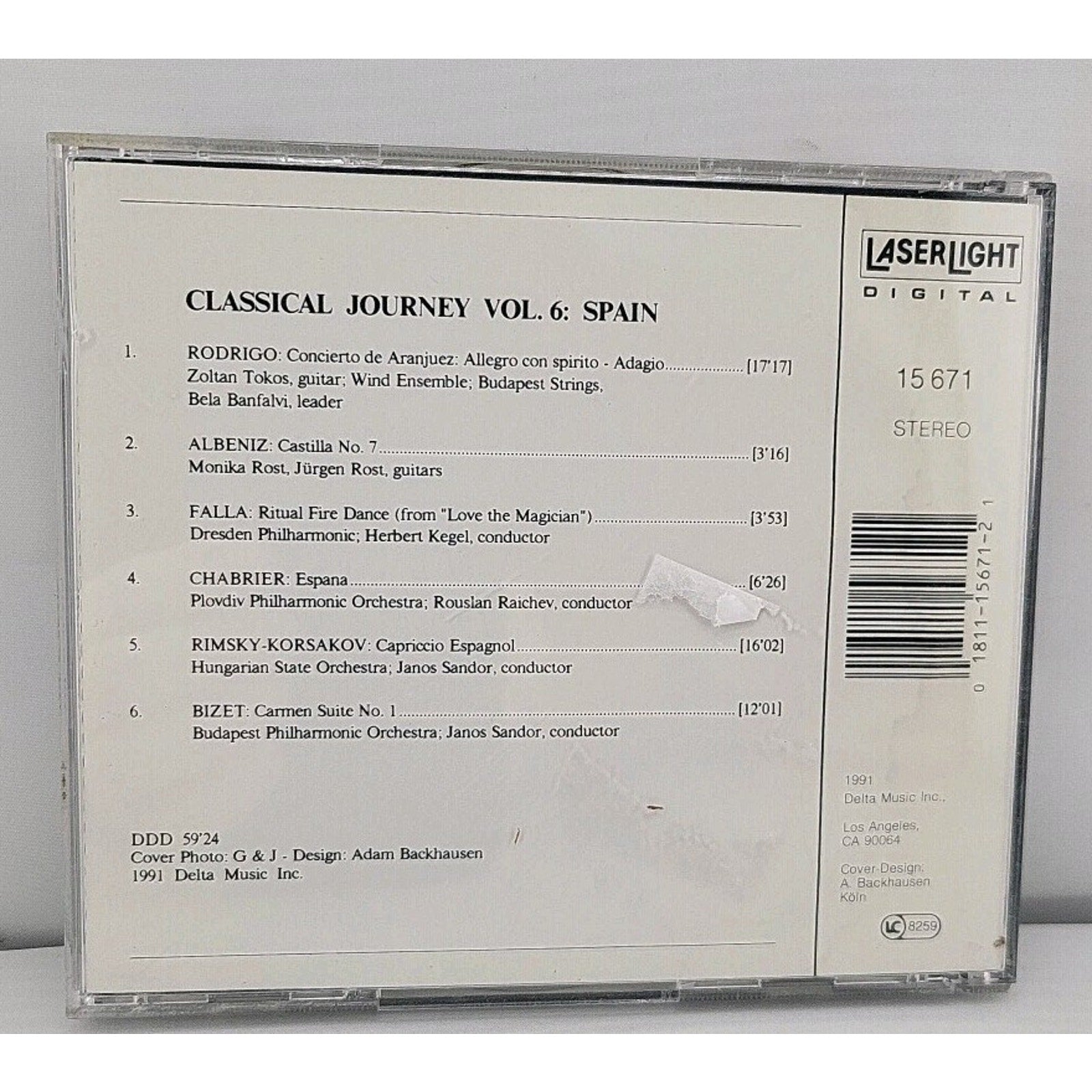 Beautiful World of Classical Music Vol 6: Spain by Various (CD, 1991)