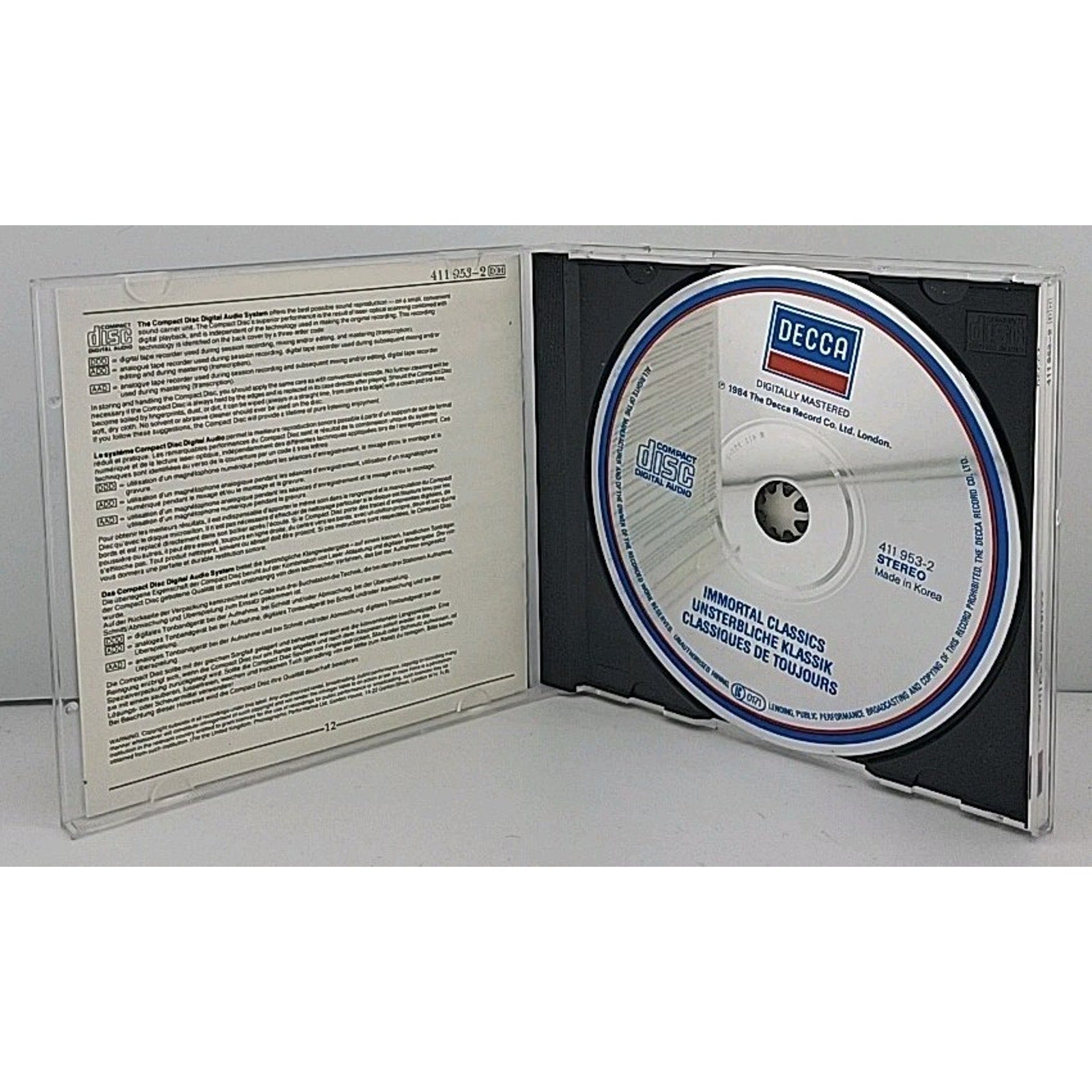 Immortal Classicals - Unsterbliche Klassik - Classiques De Toujours CD