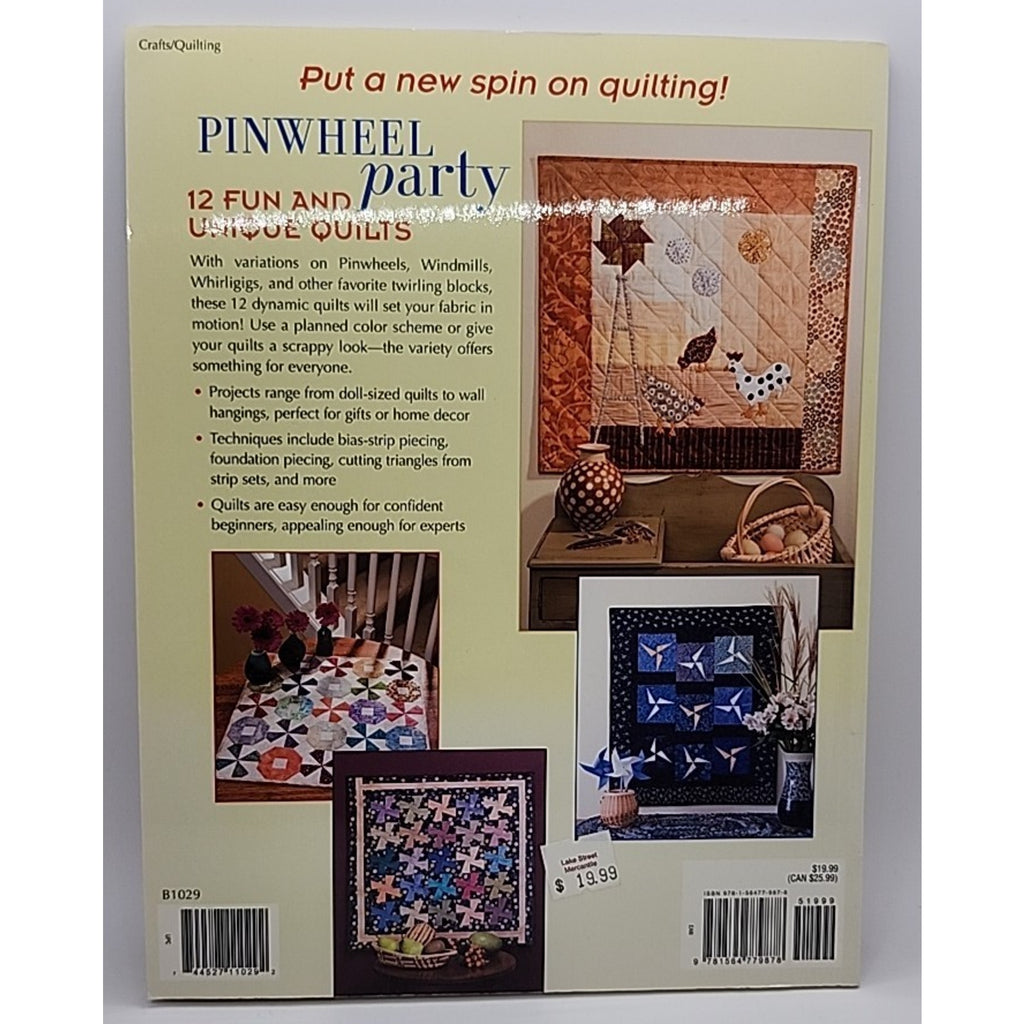 Pinwheel Party : 12 Fun and Unique Quilts by Ellen Pahl (2010, Trade Paperback)