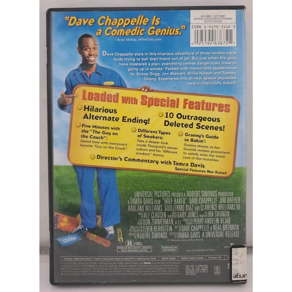 Half Baked (DVD, 1997)