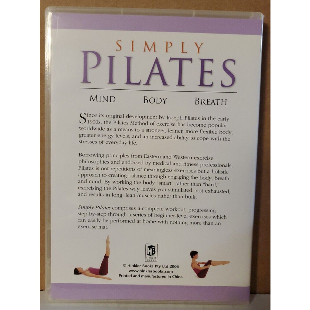 Simply Pilates Jennifer Pohlman Mind Body Breath DVD