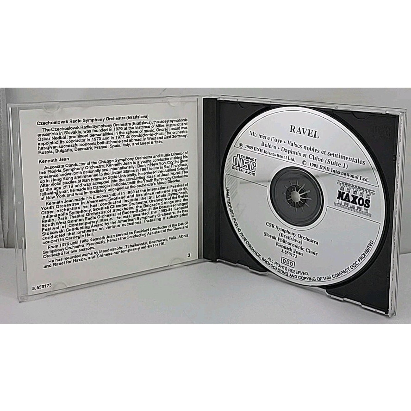 Bolero by Ravel / Jean / Czecho-Slovak Rso (CD, 1992)