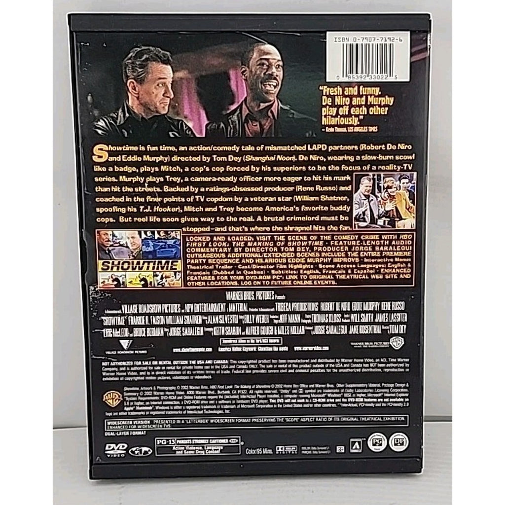 Showtime (DVD, 2002, Widescreen)