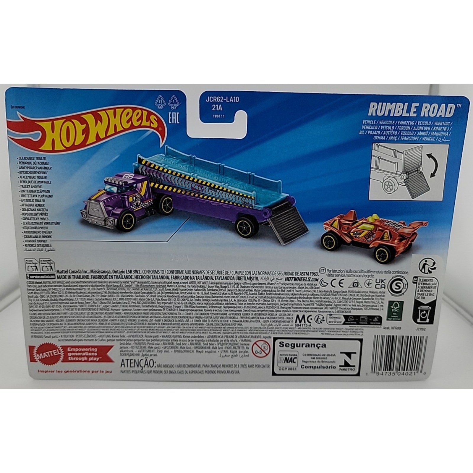 Hot Wheels Super Rigs Rumble Road Diecast Car
