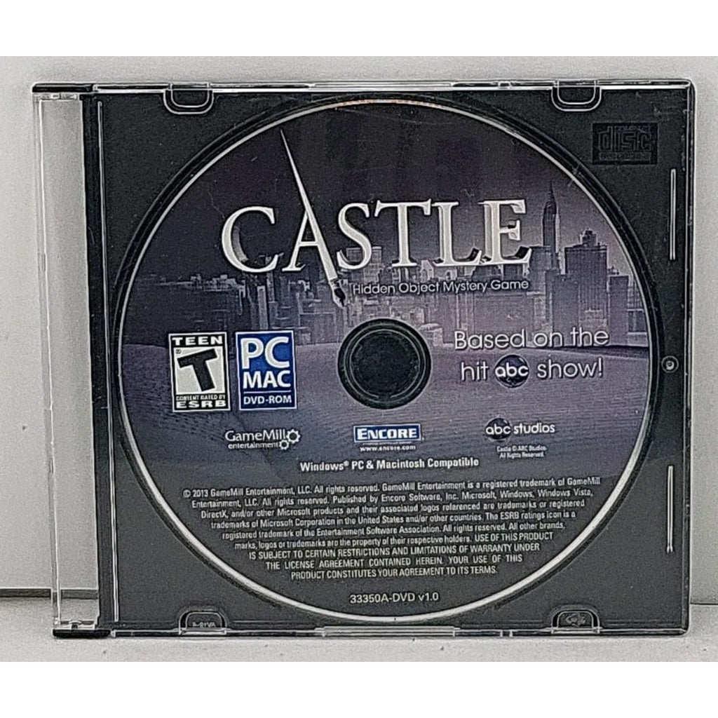 Castle: Hidden Object Mystery Game (PC, 2013) *Disc Only*
